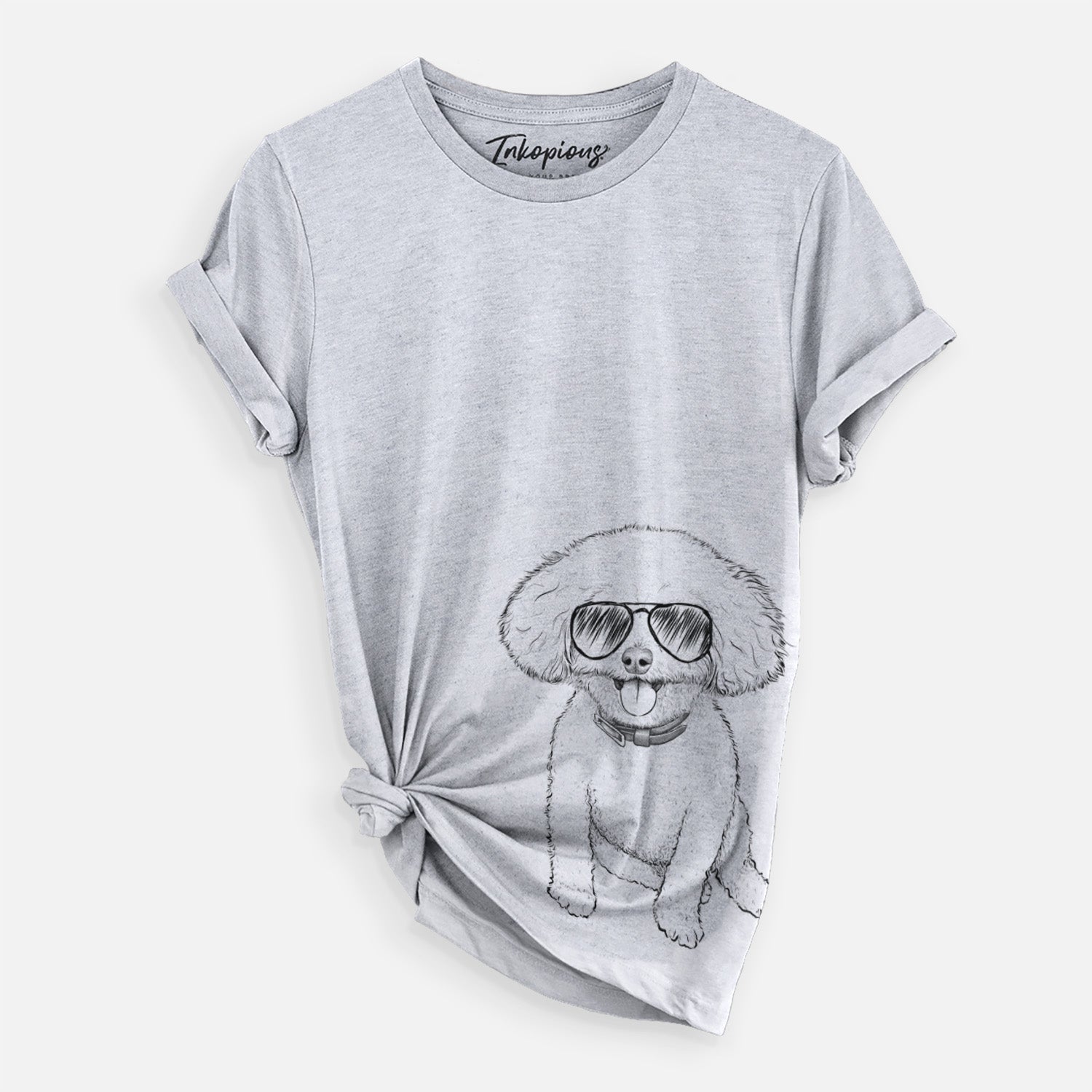 Aviator Peyton the Bichon Frise - Unisex Crewneck