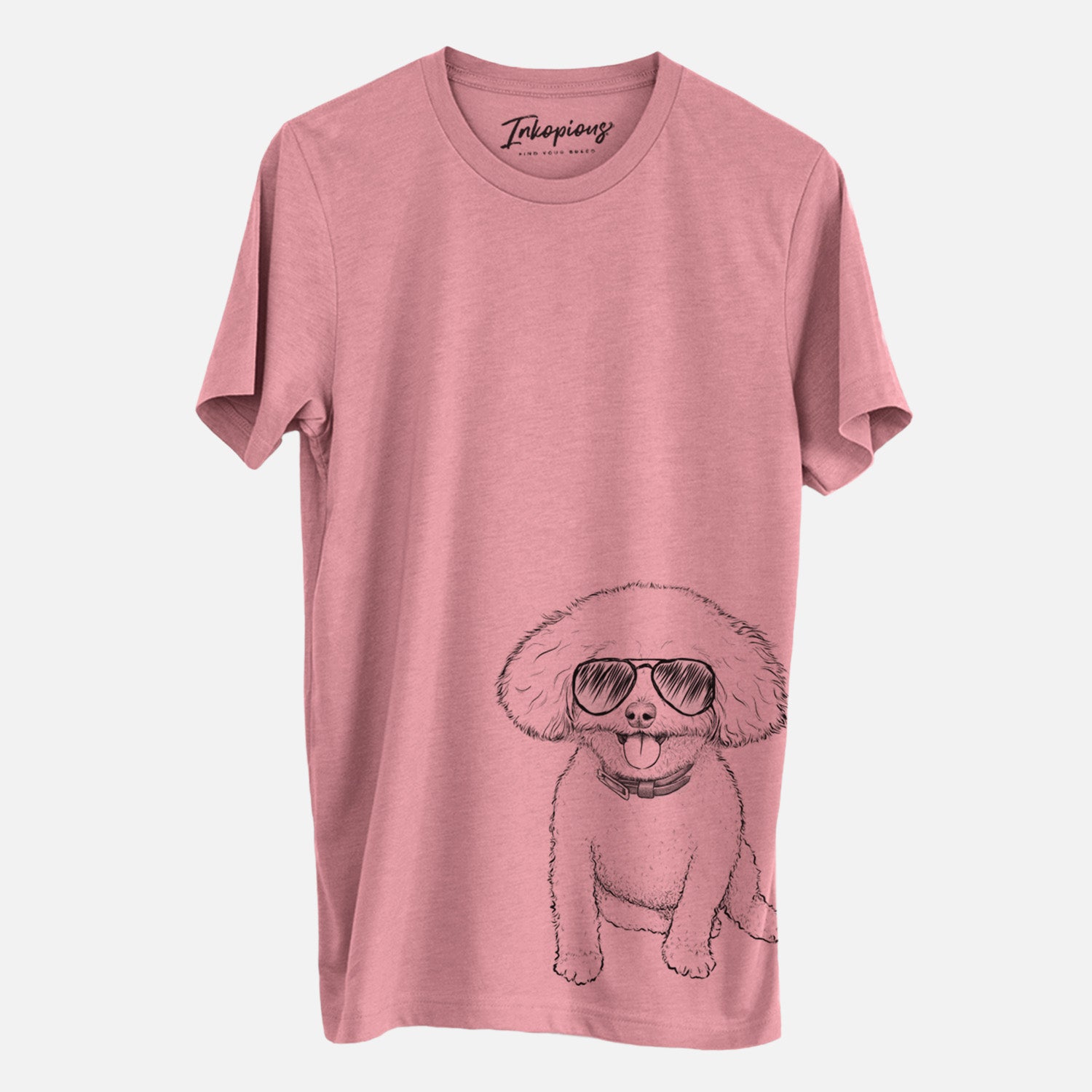 Aviator Peyton the Bichon Frise - Unisex Crewneck