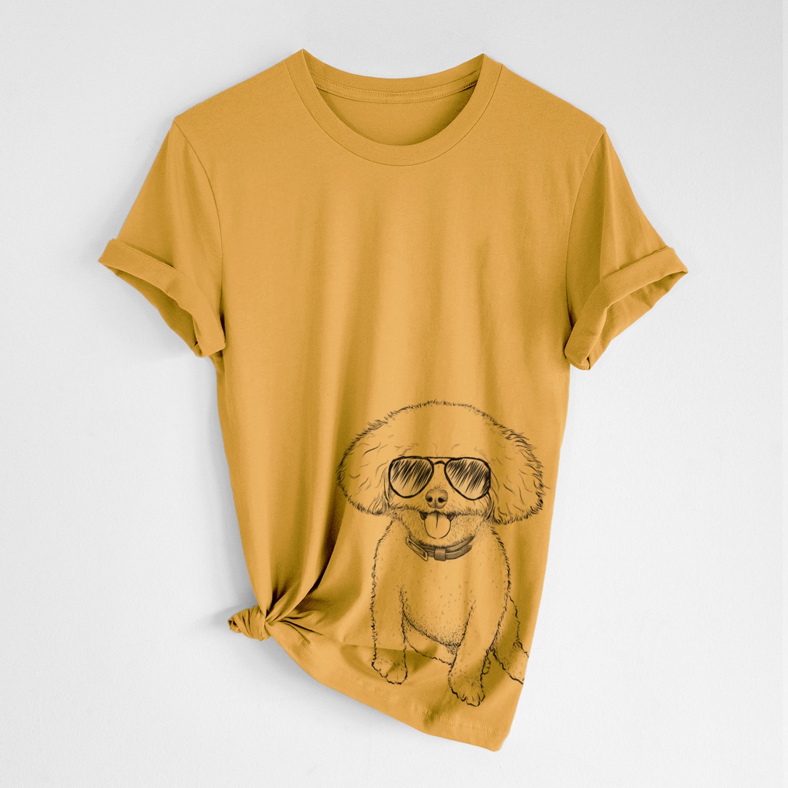 Aviator Peyton the Bichon Frise - Unisex Crewneck