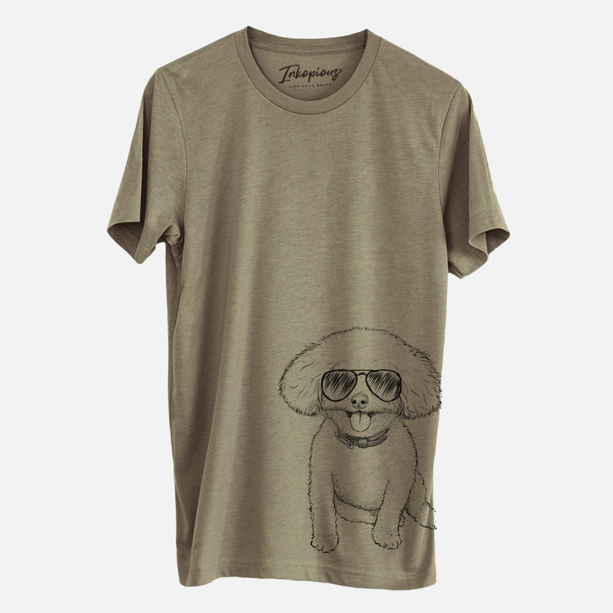 Aviator Peyton the Bichon Frise - Unisex Crewneck