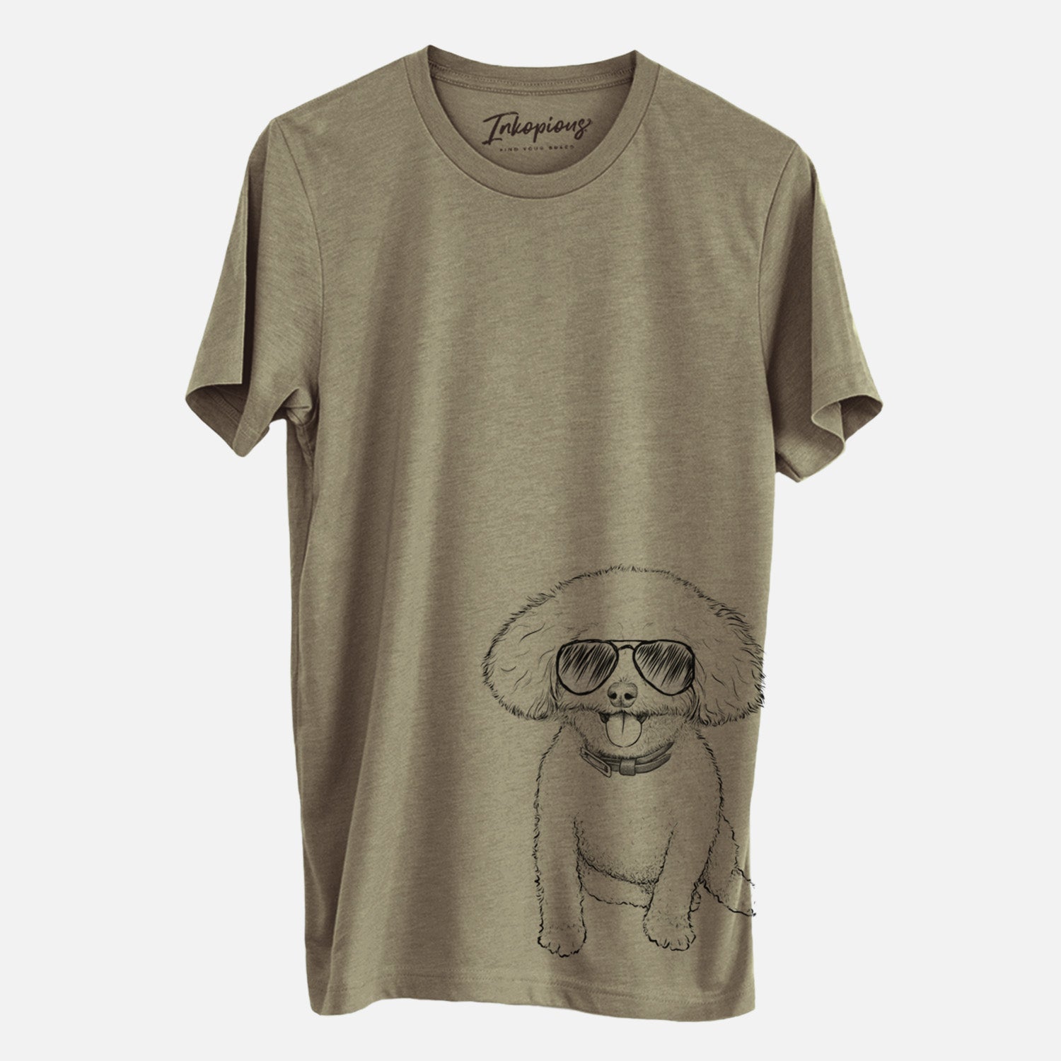 Aviator Peyton the Bichon Frise - Unisex Crewneck