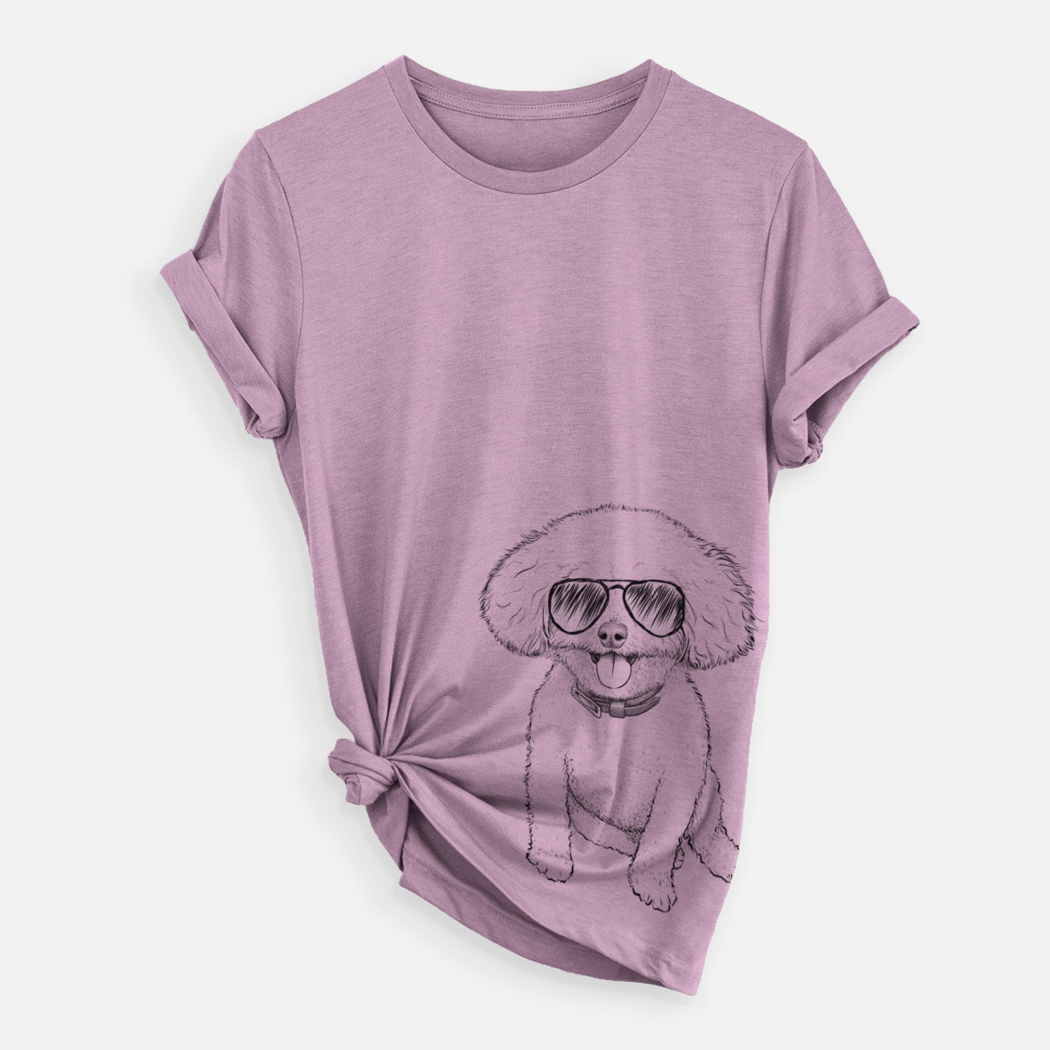 Aviator Peyton the Bichon Frise - Unisex Crewneck