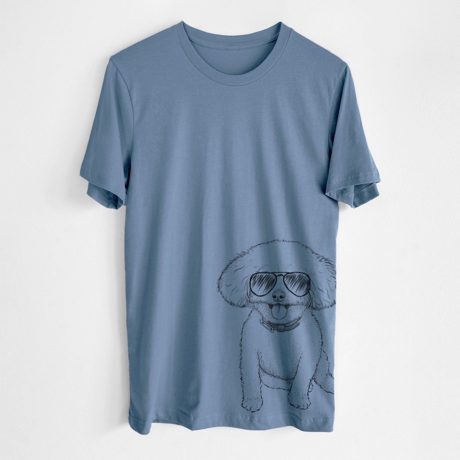 Aviator Peyton the Bichon Frise - Unisex Crewneck