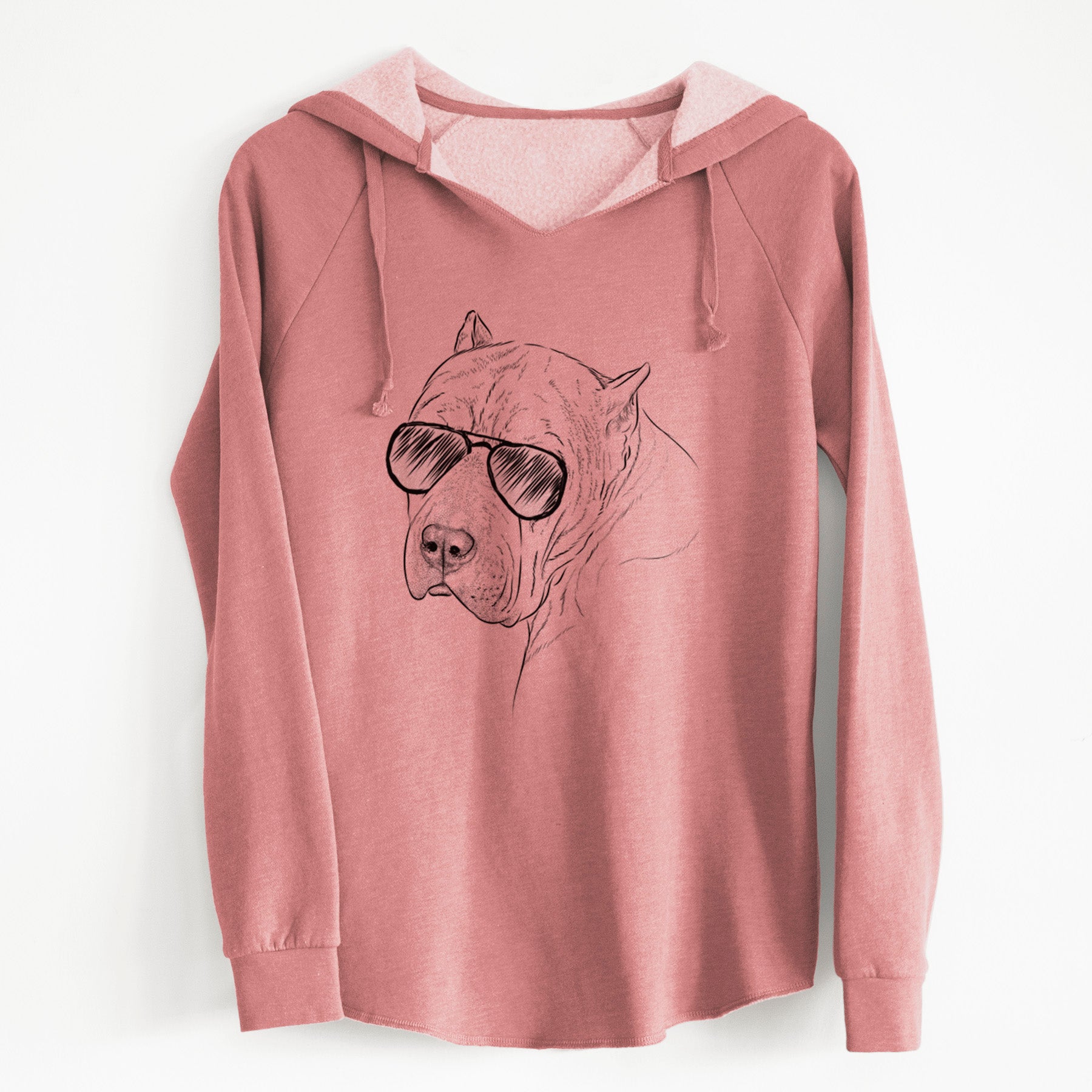 Aviator Precious the Staffordshire Terrier - Cali Wave Hooded Sweatshirt