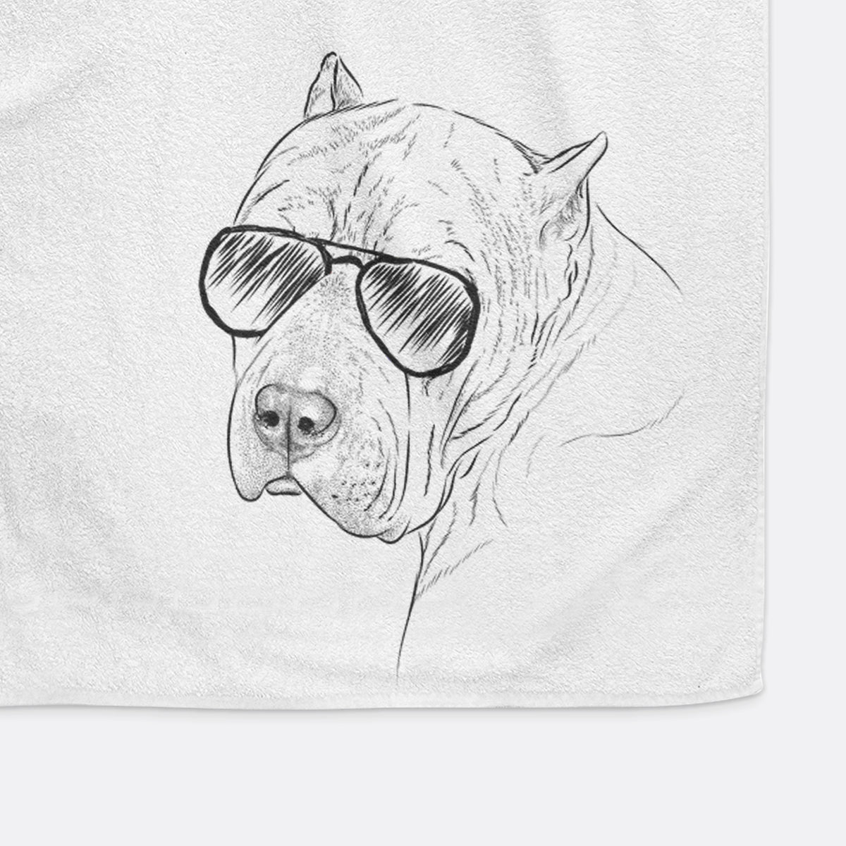 Precious the Staffordshire Terrier Decorative Hand Towel