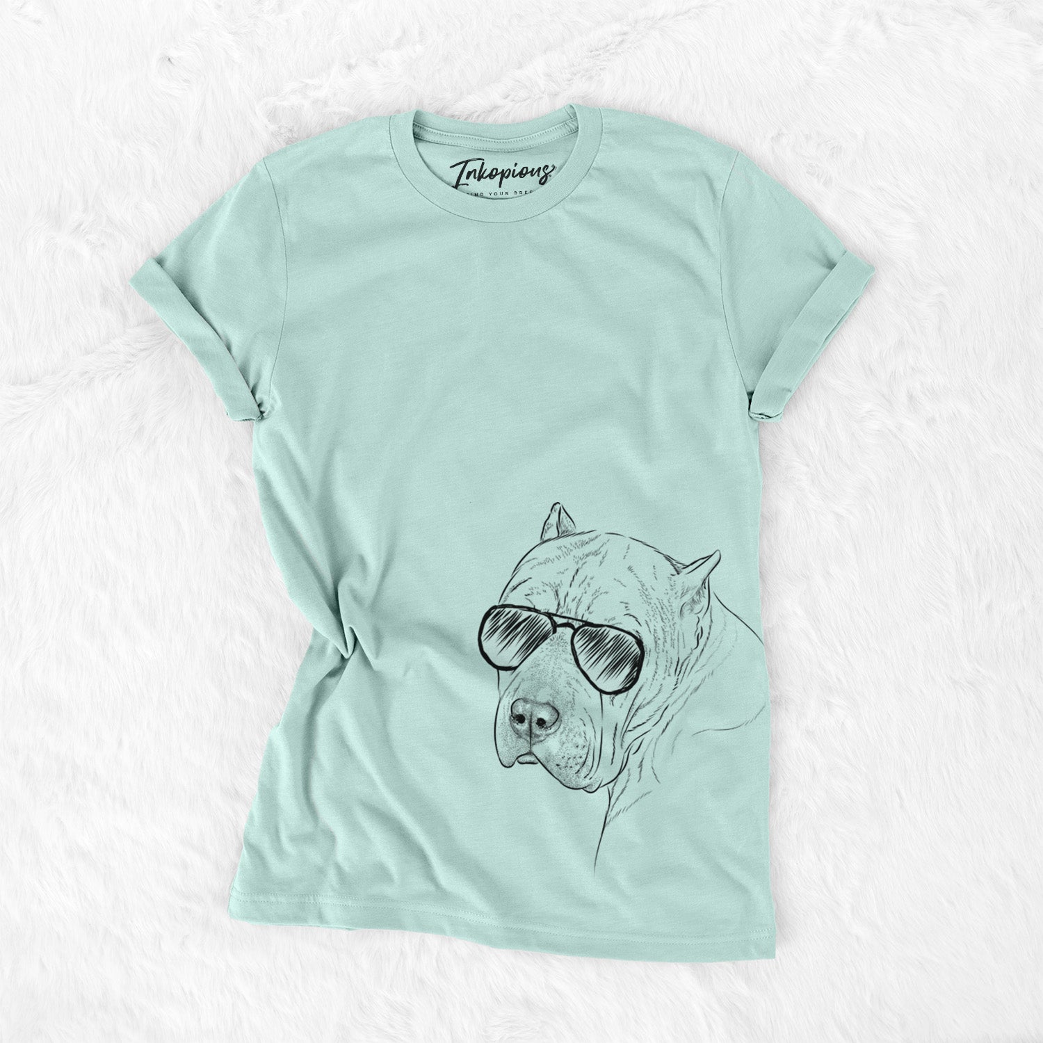 Aviator Precious the Staffordshire Terrier - Unisex Crewneck