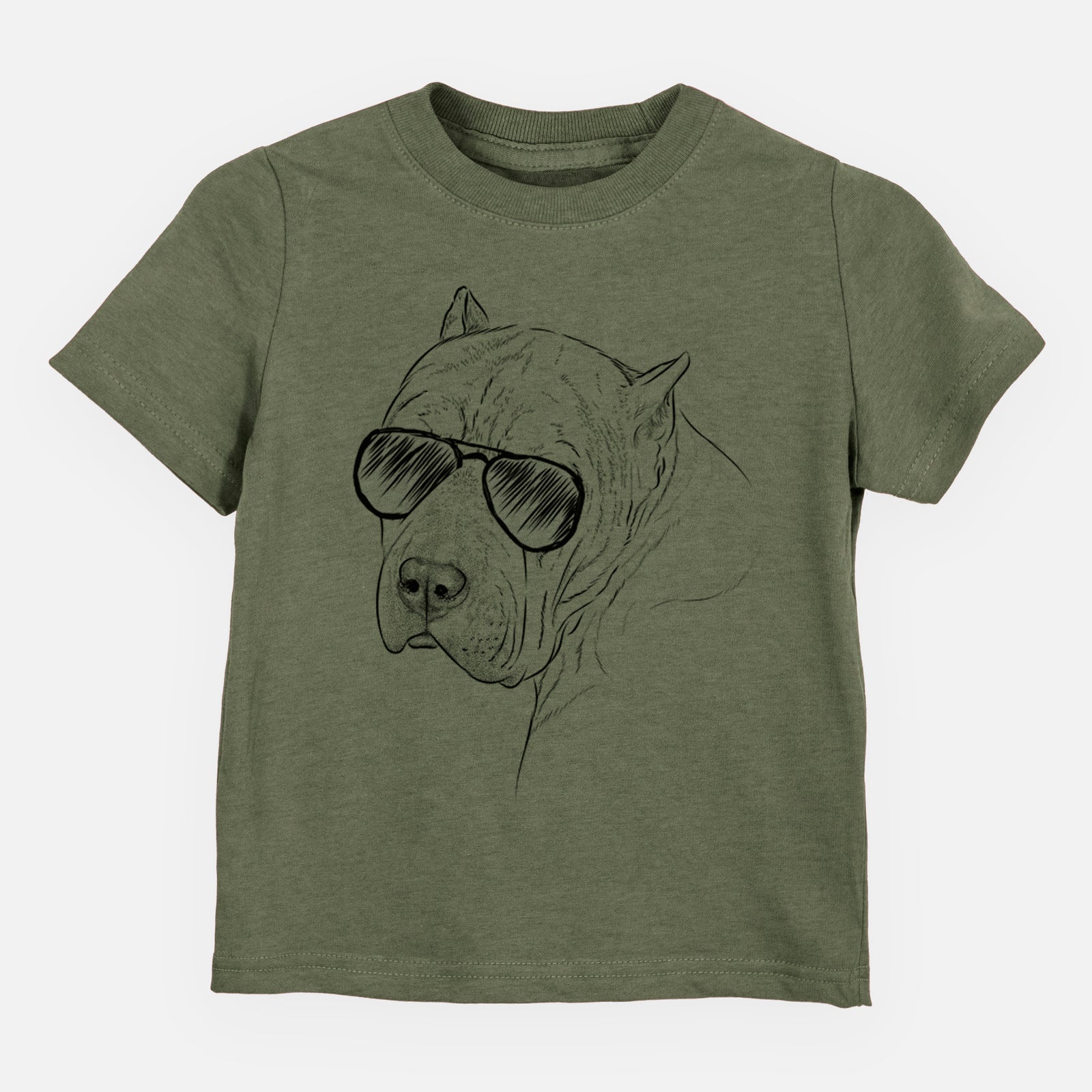 Aviator Precious the Staffordshire Terrier - Kids/Youth/Toddler Shirt