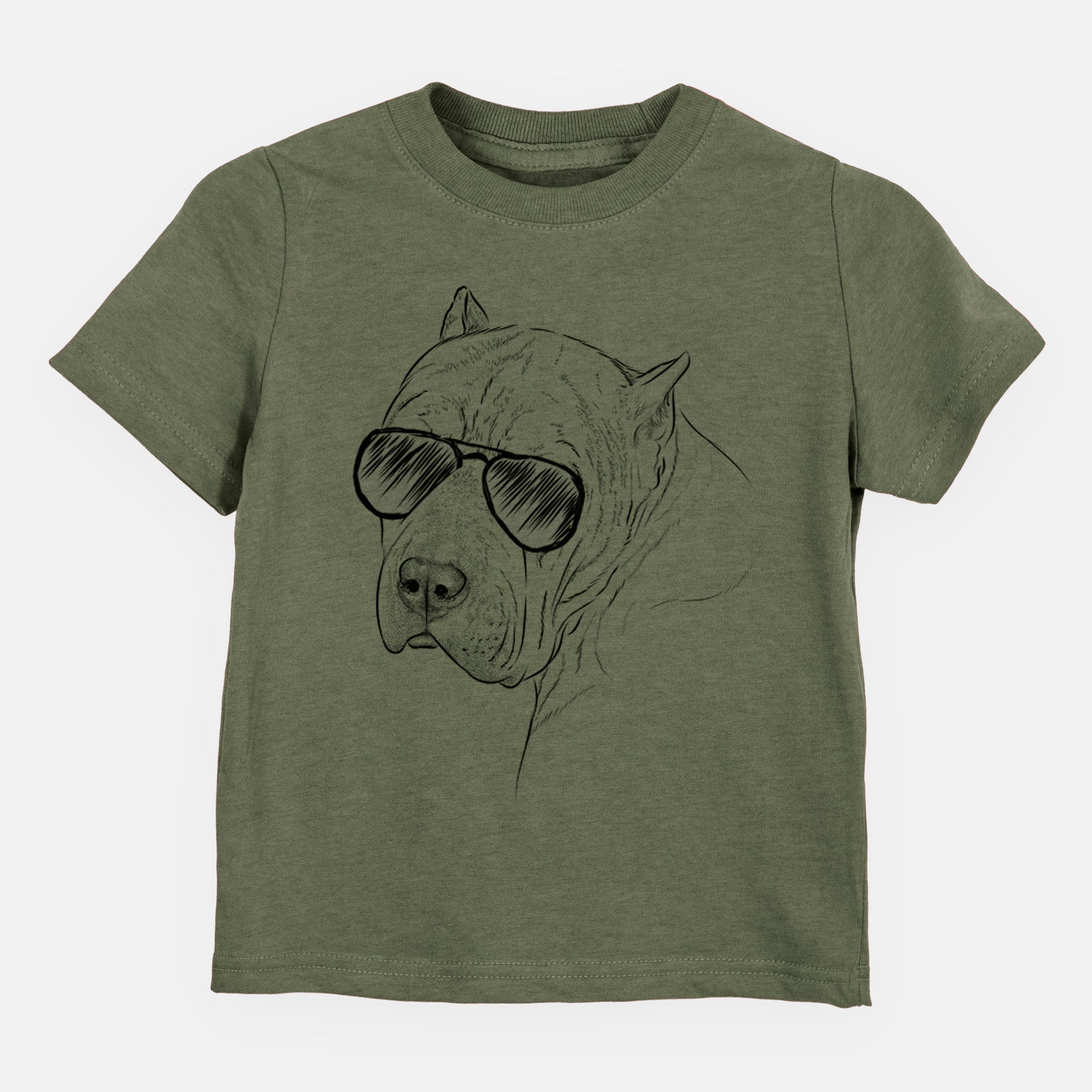 Aviator Precious the Staffordshire Terrier - Kids/Youth/Toddler Shirt