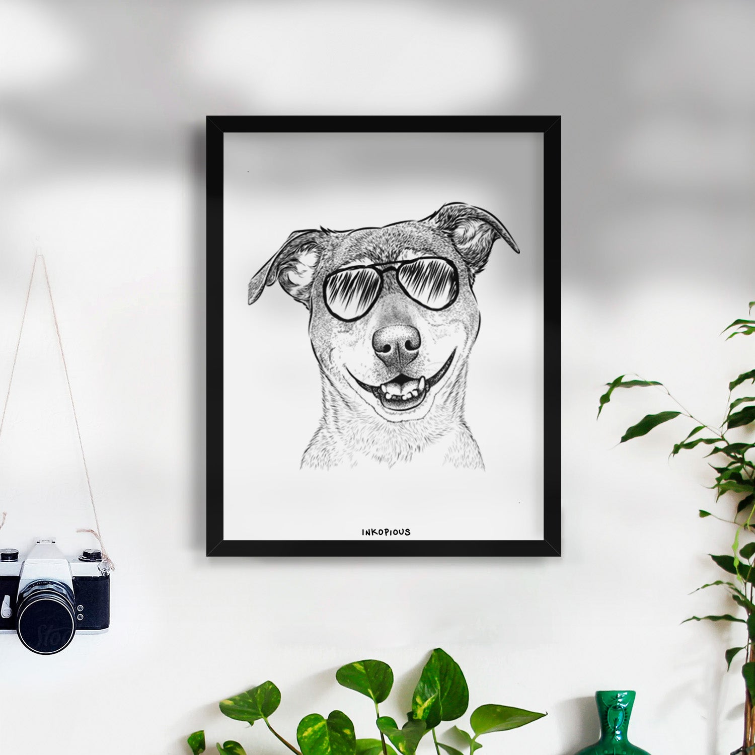 Reese the Mountain Cur Art Print