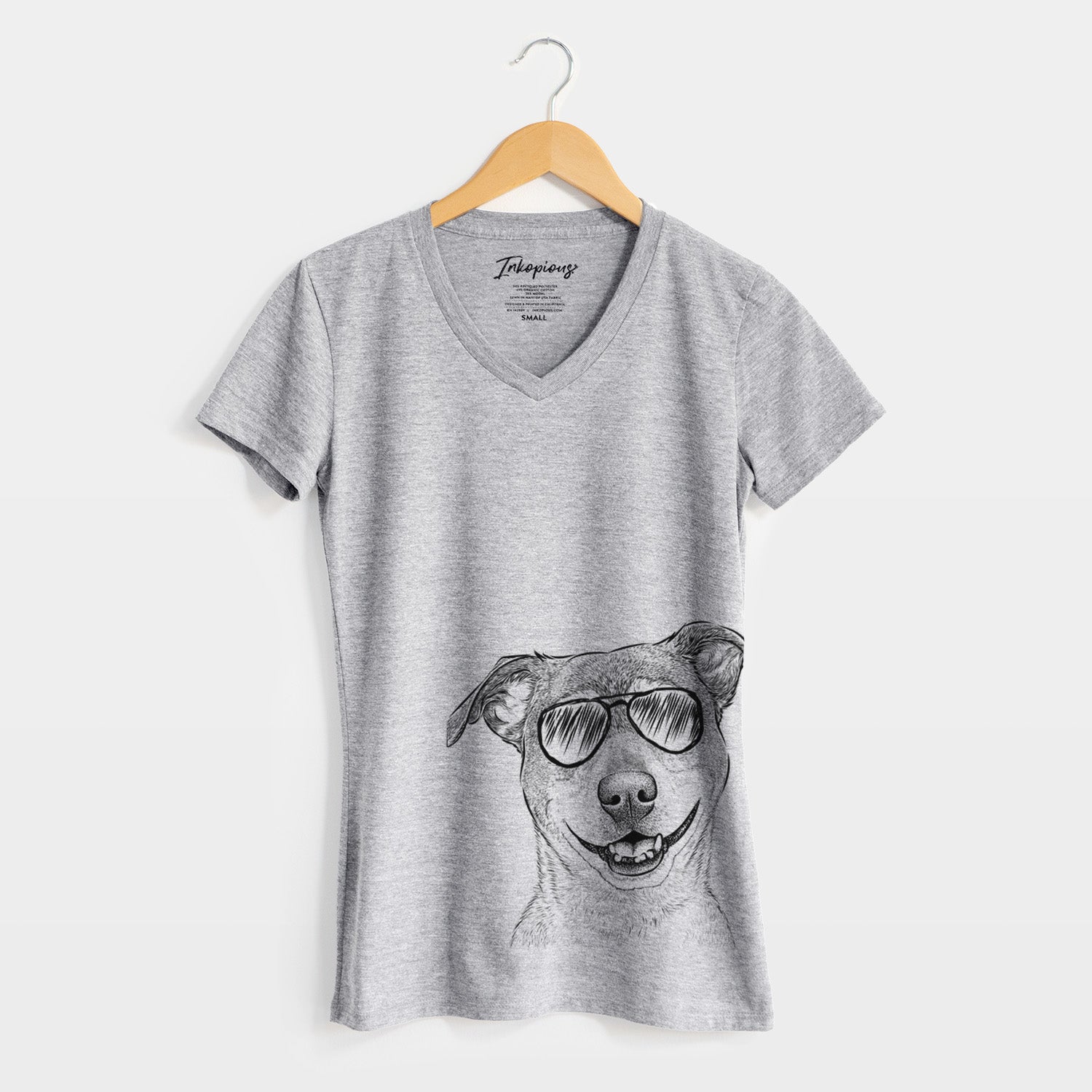 Aviator Reese the Mountain Cur - Women's V-neck Shirt