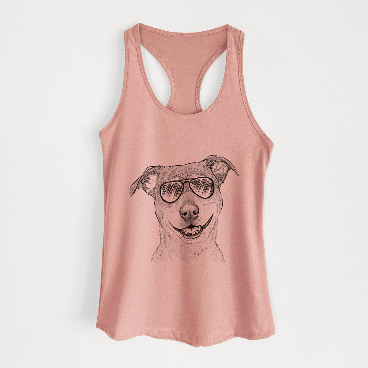 Reese the Mountain Cur - Women's Racerback Tanktop