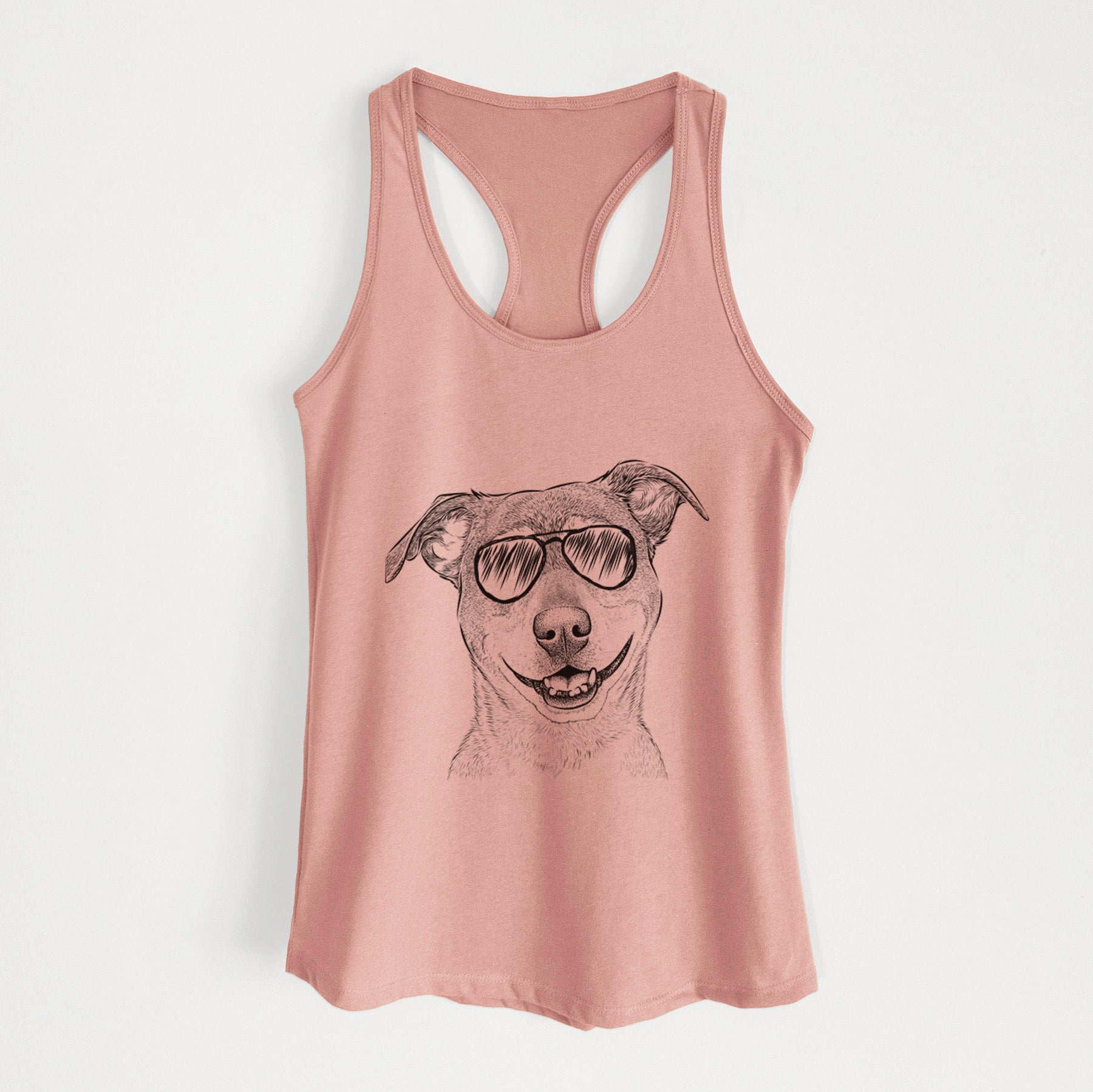 Reese the Mountain Cur - Women's Racerback Tanktop