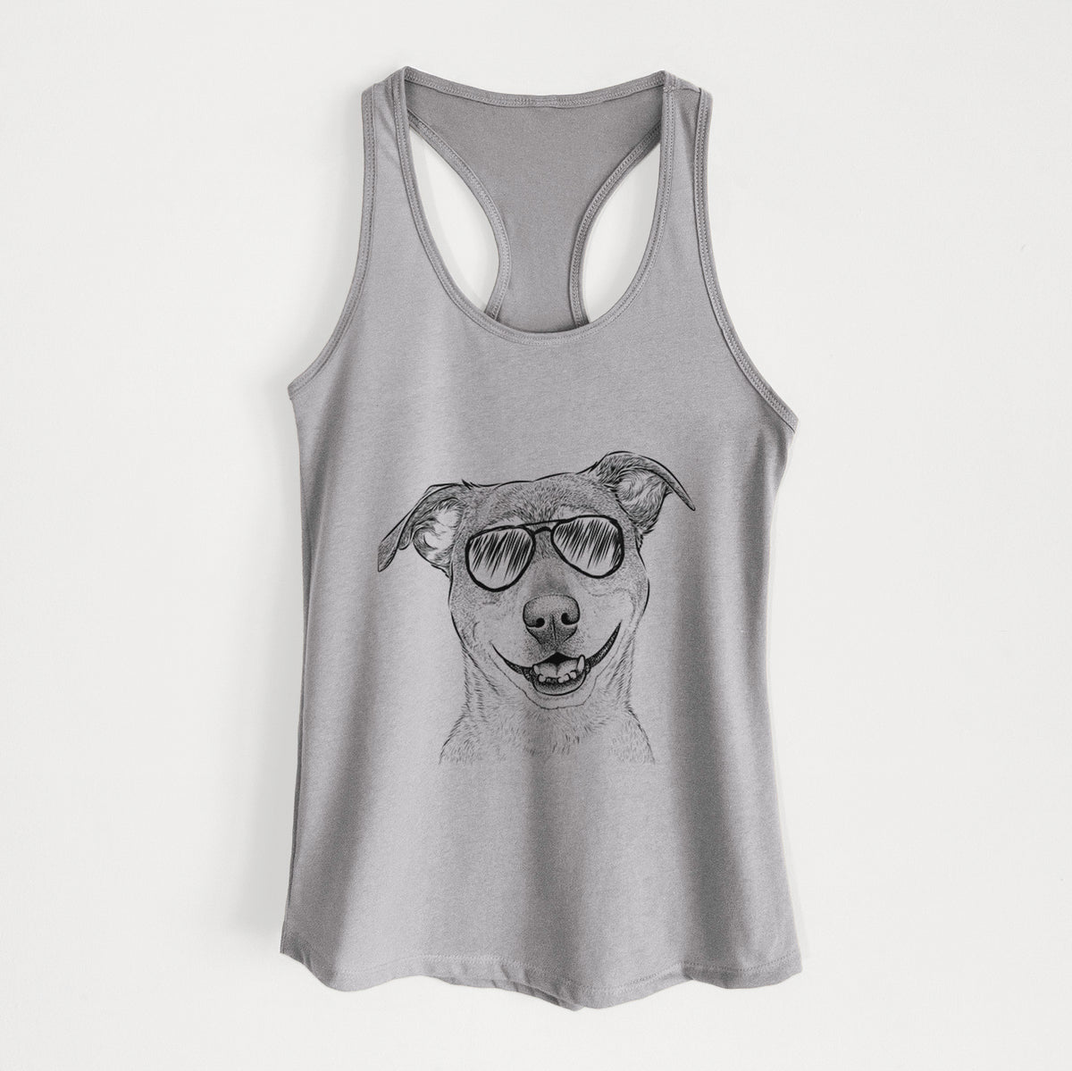 Reese the Mountain Cur - Women&#39;s Racerback Tanktop