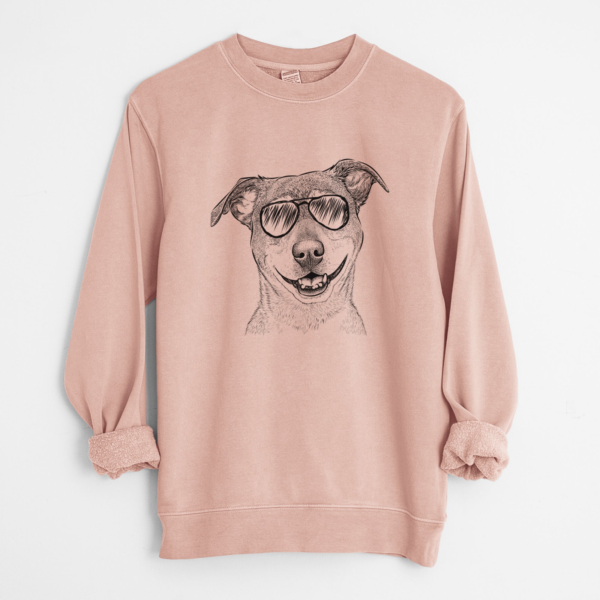 Aviator Reese the Mountain Cur - Unisex Pigment Dyed Crew Sweatshirt