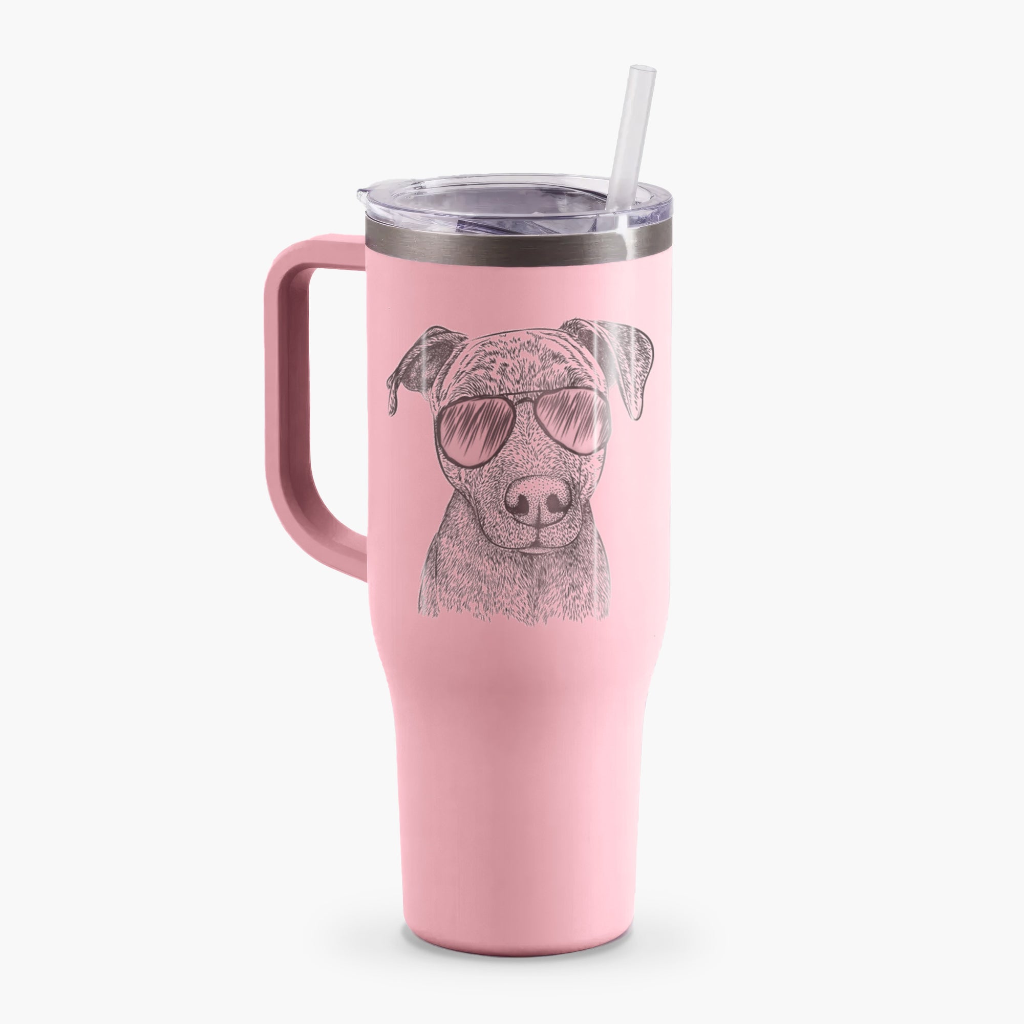 Reeses the Pitbull - 40oz Tumbler with Handle