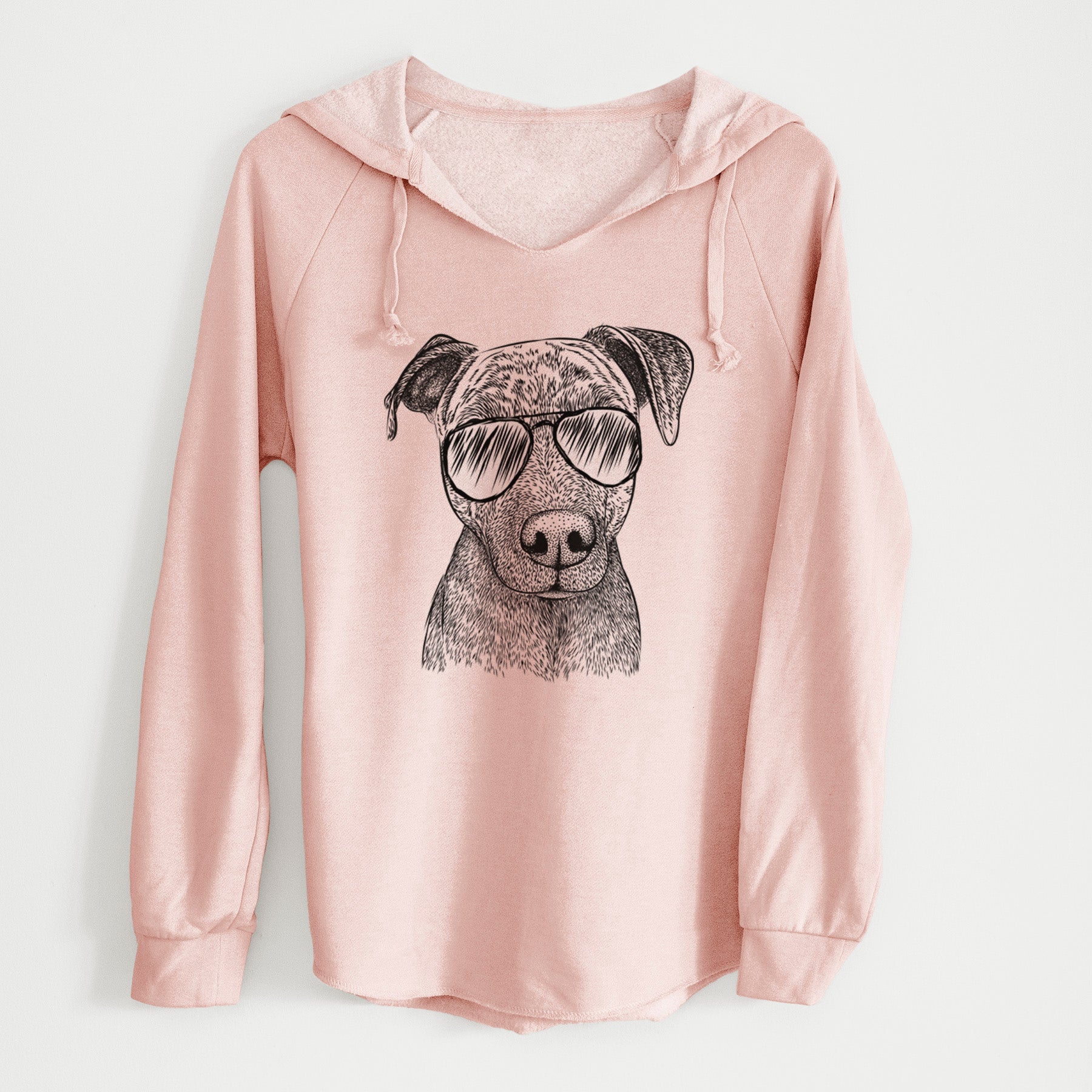 Aviator Reeses the Pitbull - Cali Wave Hooded Sweatshirt