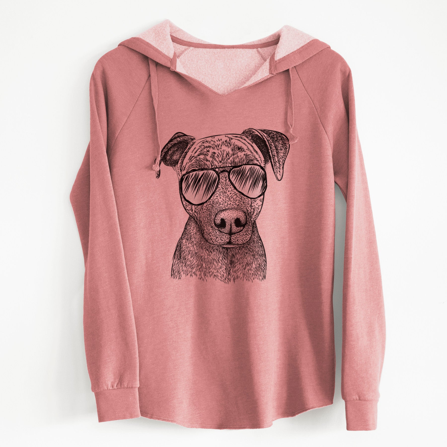 Aviator Reeses the Pitbull - Cali Wave Hooded Sweatshirt