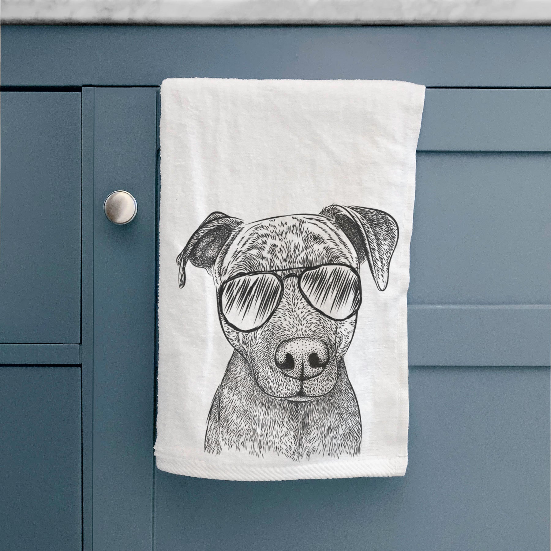 Reeses the Pitbull Premium Hand Towel