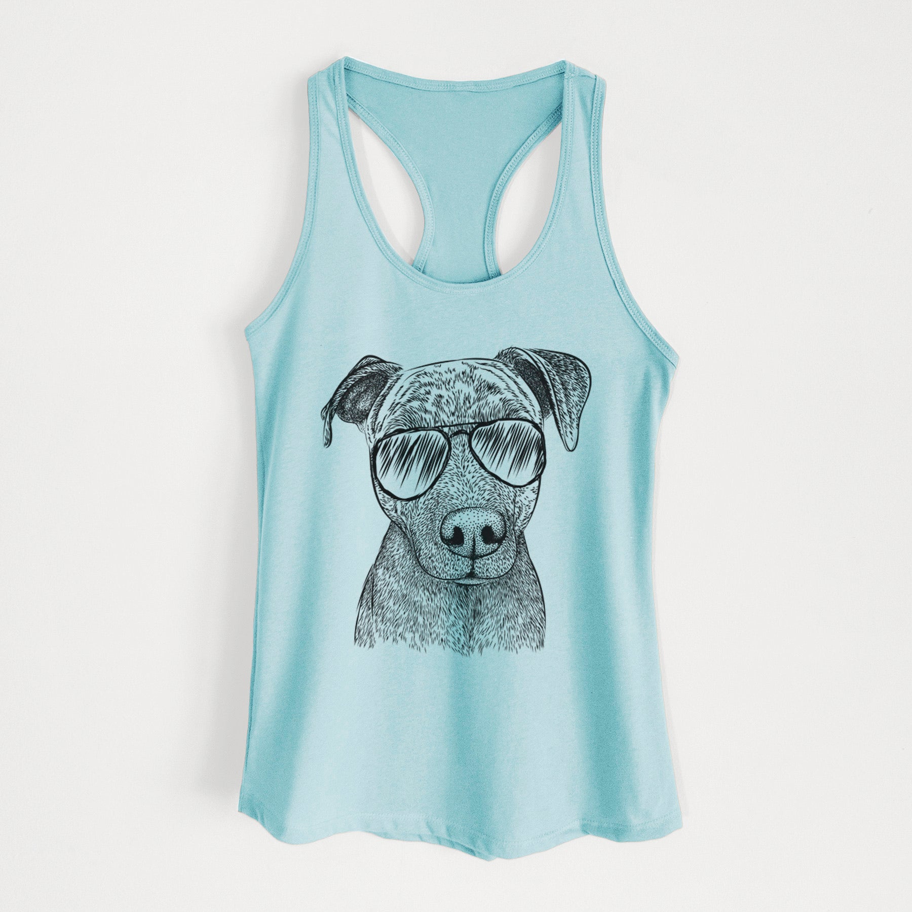 Reeses the Pitbull - Women's Racerback Tanktop