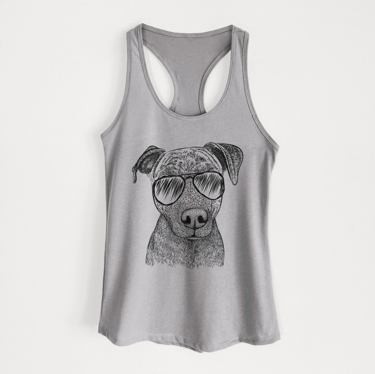 Reeses the Pitbull - Women&#39;s Racerback Tanktop