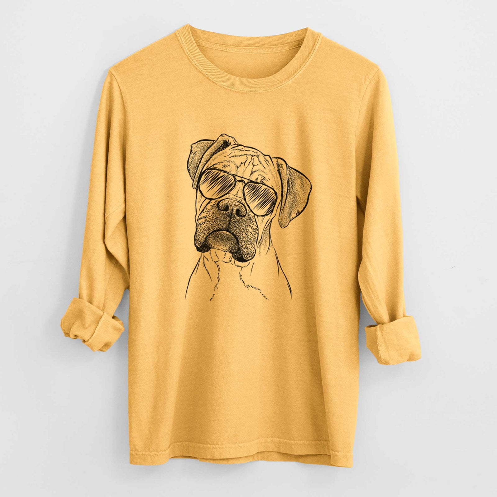 Aviator Reuby the Boxer - Men's Heavyweight 100% Cotton Long Sleeve