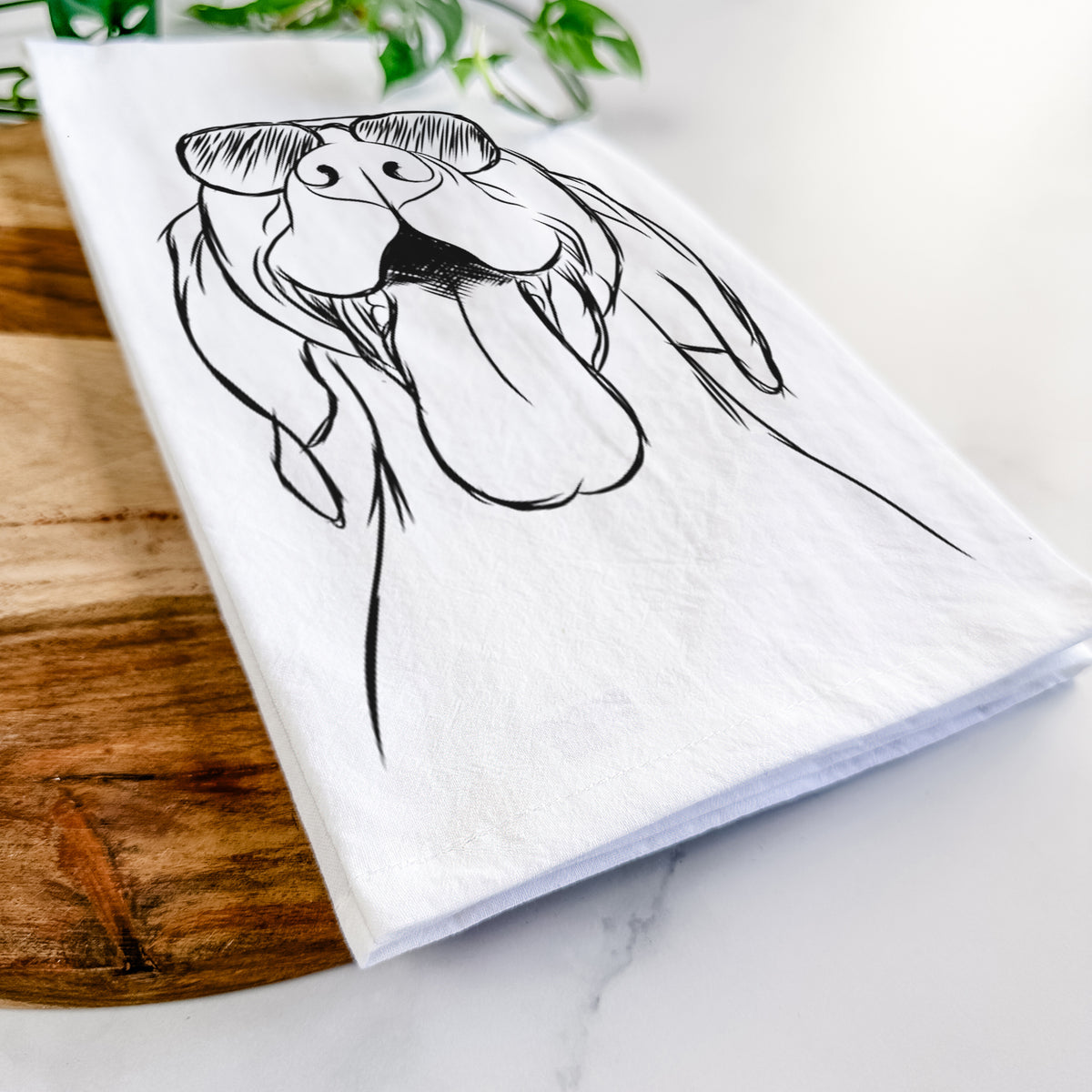 Rhys the Vizsla Tea Towel