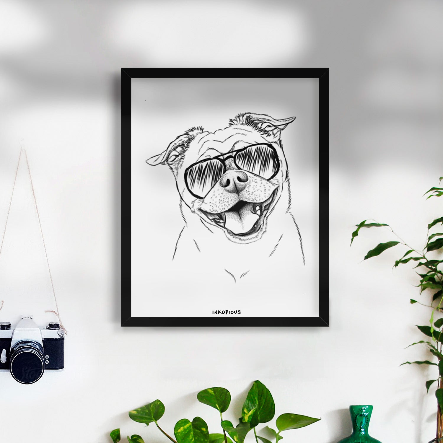 Riley the Chug Art Print