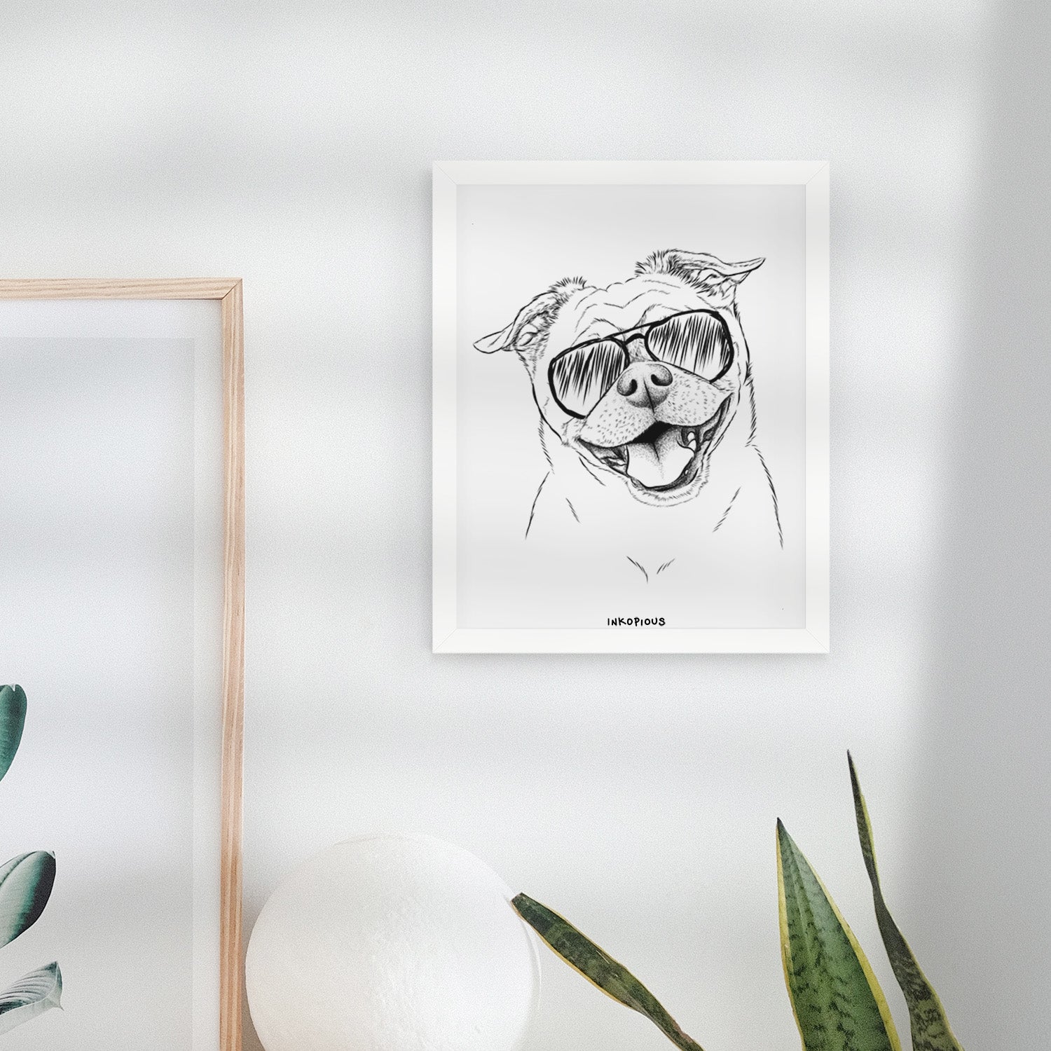 Riley the Chug Art Print