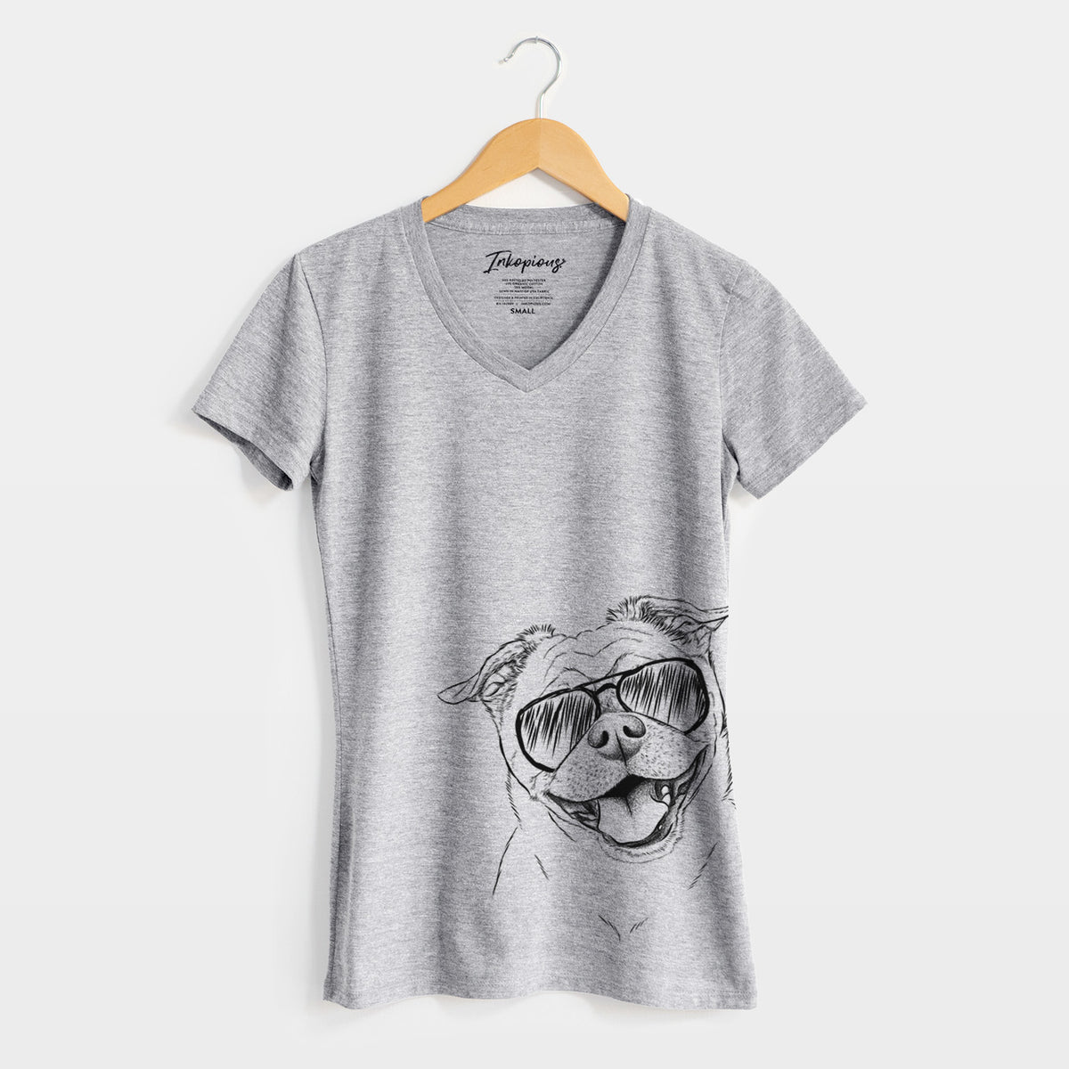 Aviator Riley the Chug - Women&#39;s V-neck Shirt