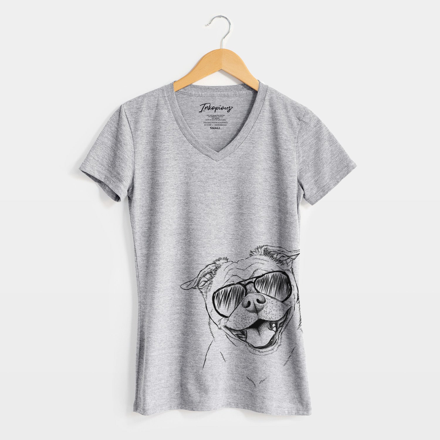 Aviator Riley the Chug - Women's V-neck Shirt