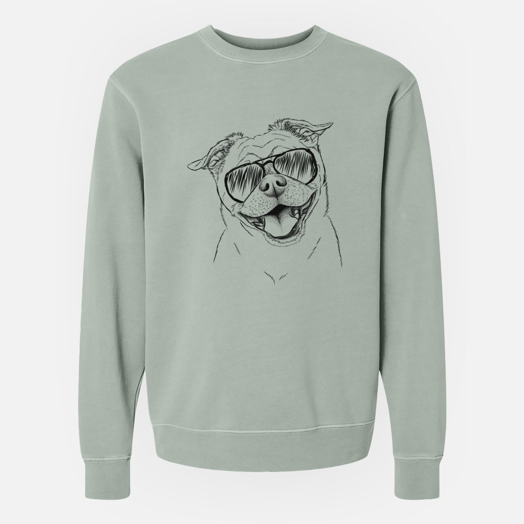 Aviator Riley the Chug - Unisex Pigment Dyed Crew Sweatshirt