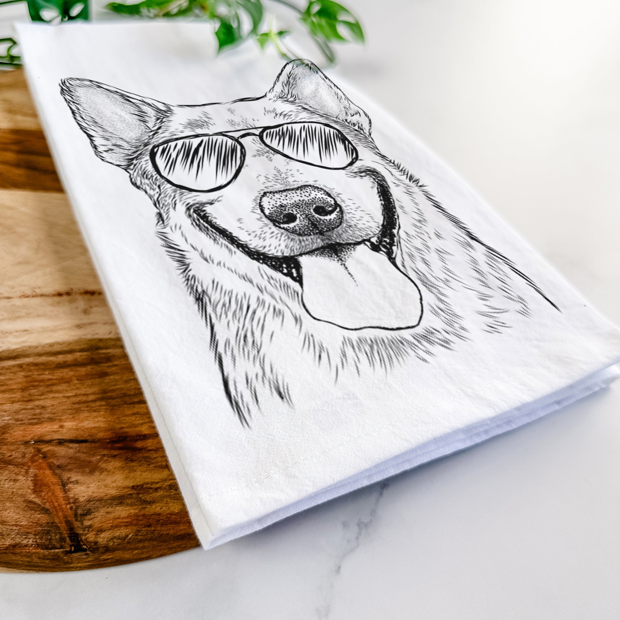 Rio the Australian Cattle Dog Tea Towel