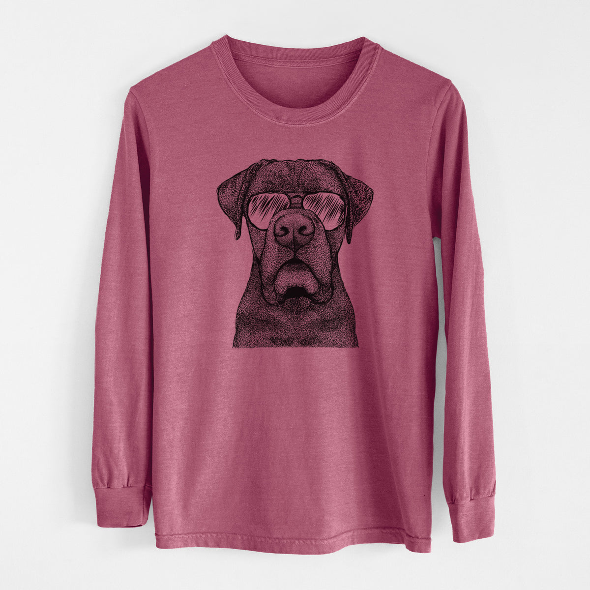 Aviator Rocco the Cane Corso - Men's Heavyweight 100% Cotton Long Sleeve