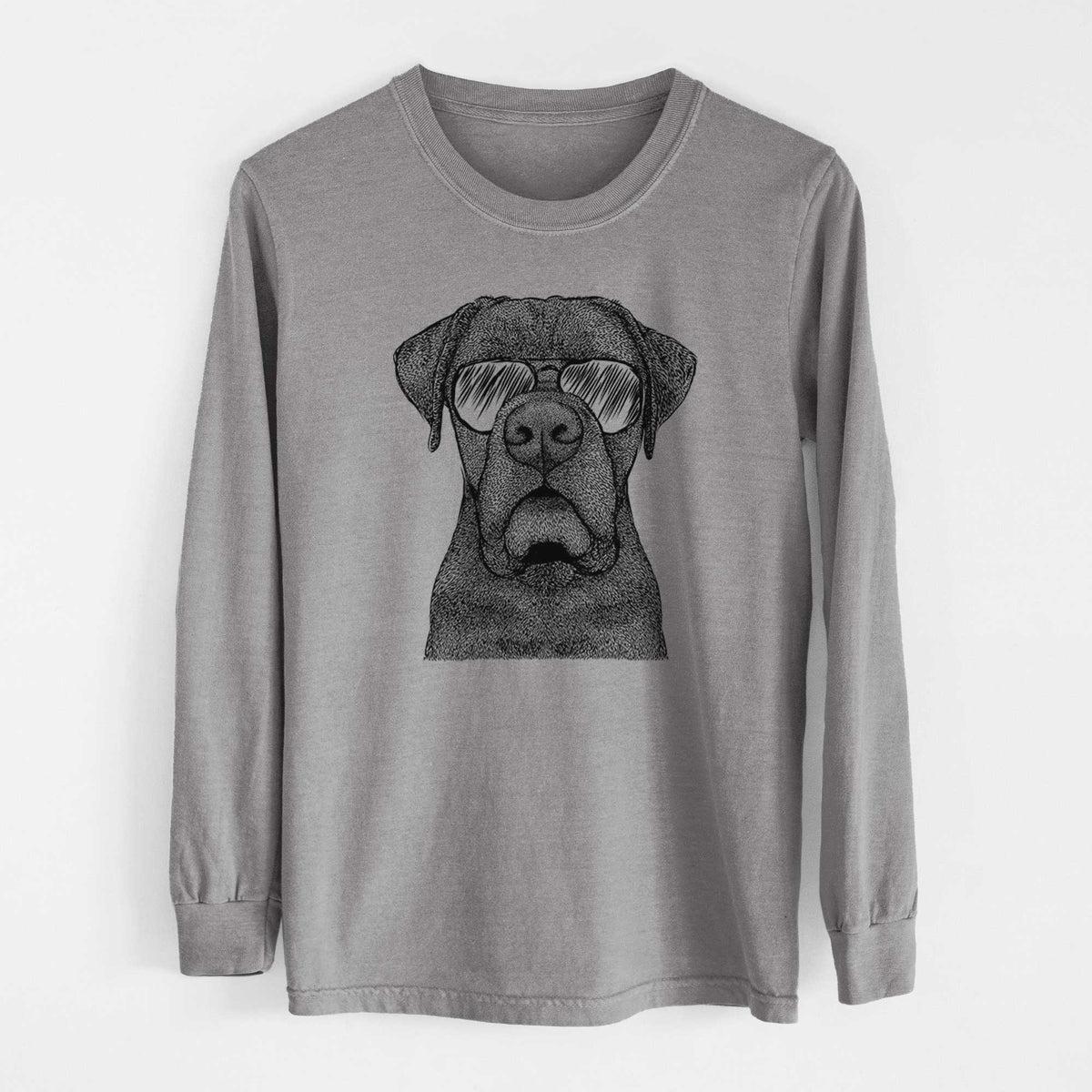 Aviator Rocco the Cane Corso - Men's Heavyweight 100% Cotton Long Sleeve