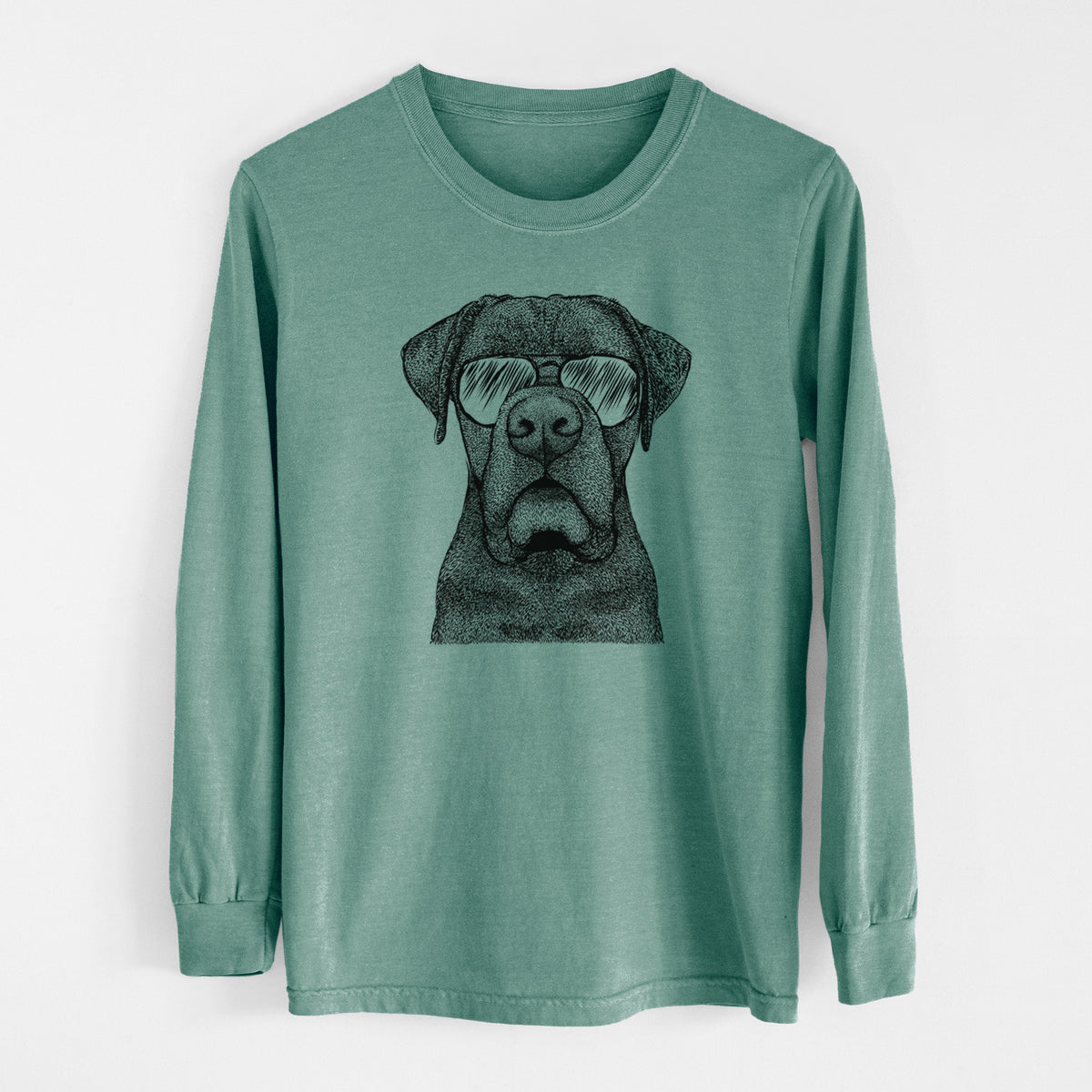 Aviator Rocco the Cane Corso - Men's Heavyweight 100% Cotton Long Sleeve