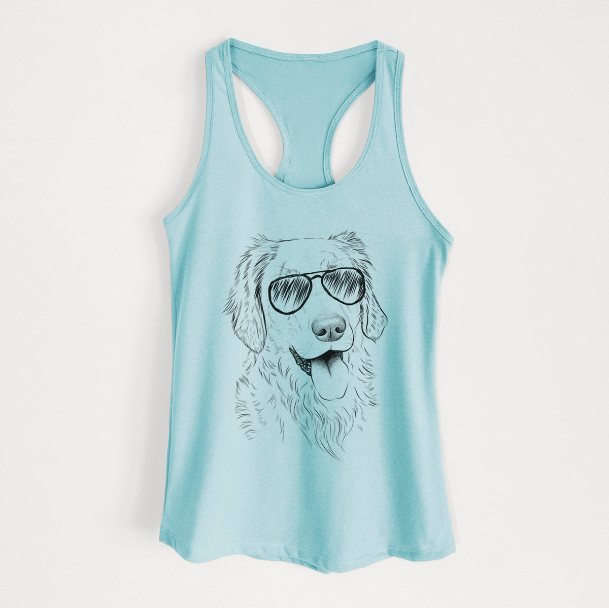 Semba the Golden Retriever - Women's Racerback Tanktop