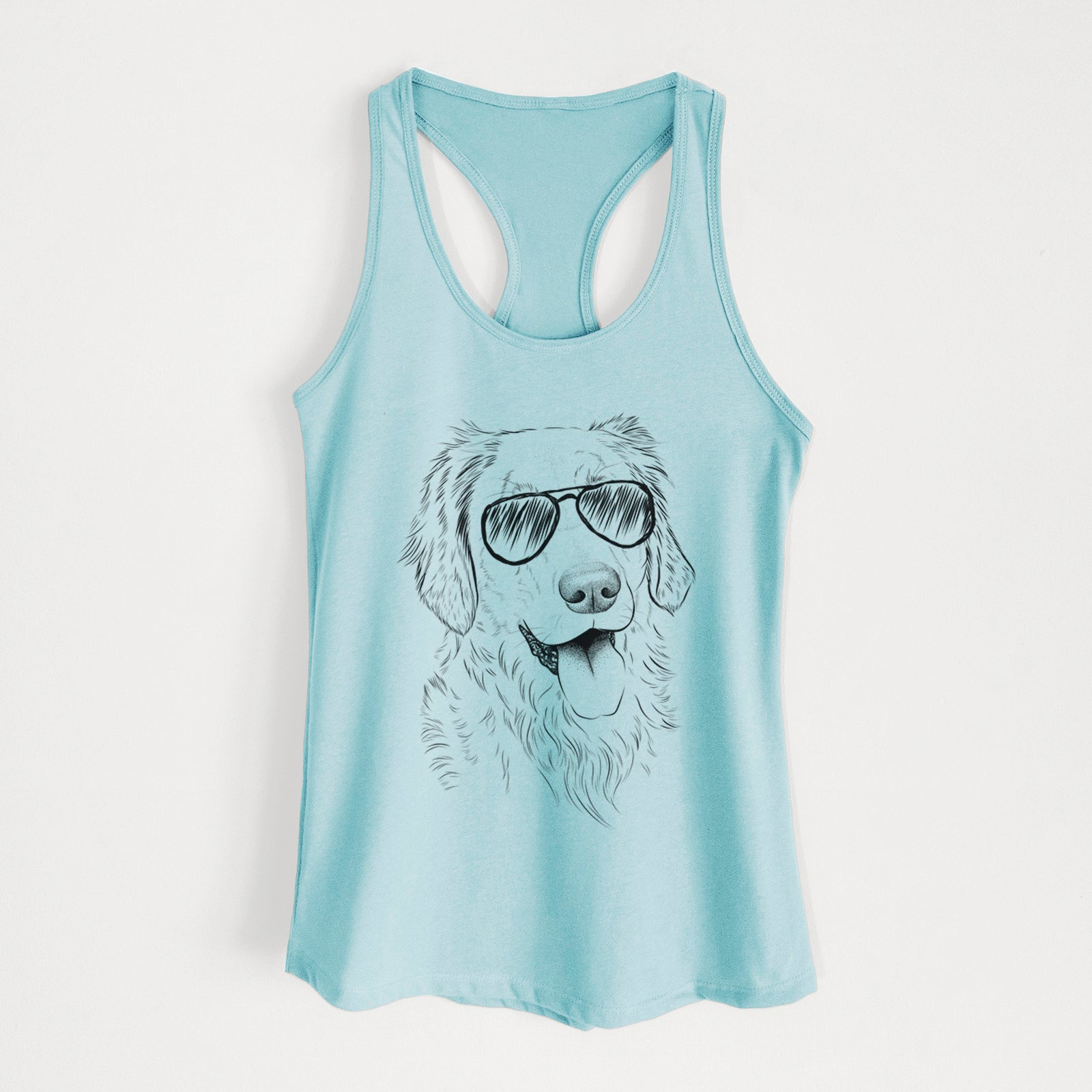 Semba the Golden Retriever - Women's Racerback Tanktop
