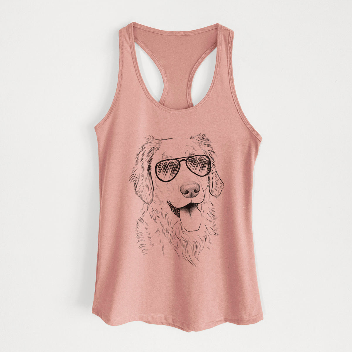 Semba the Golden Retriever - Women's Racerback Tanktop