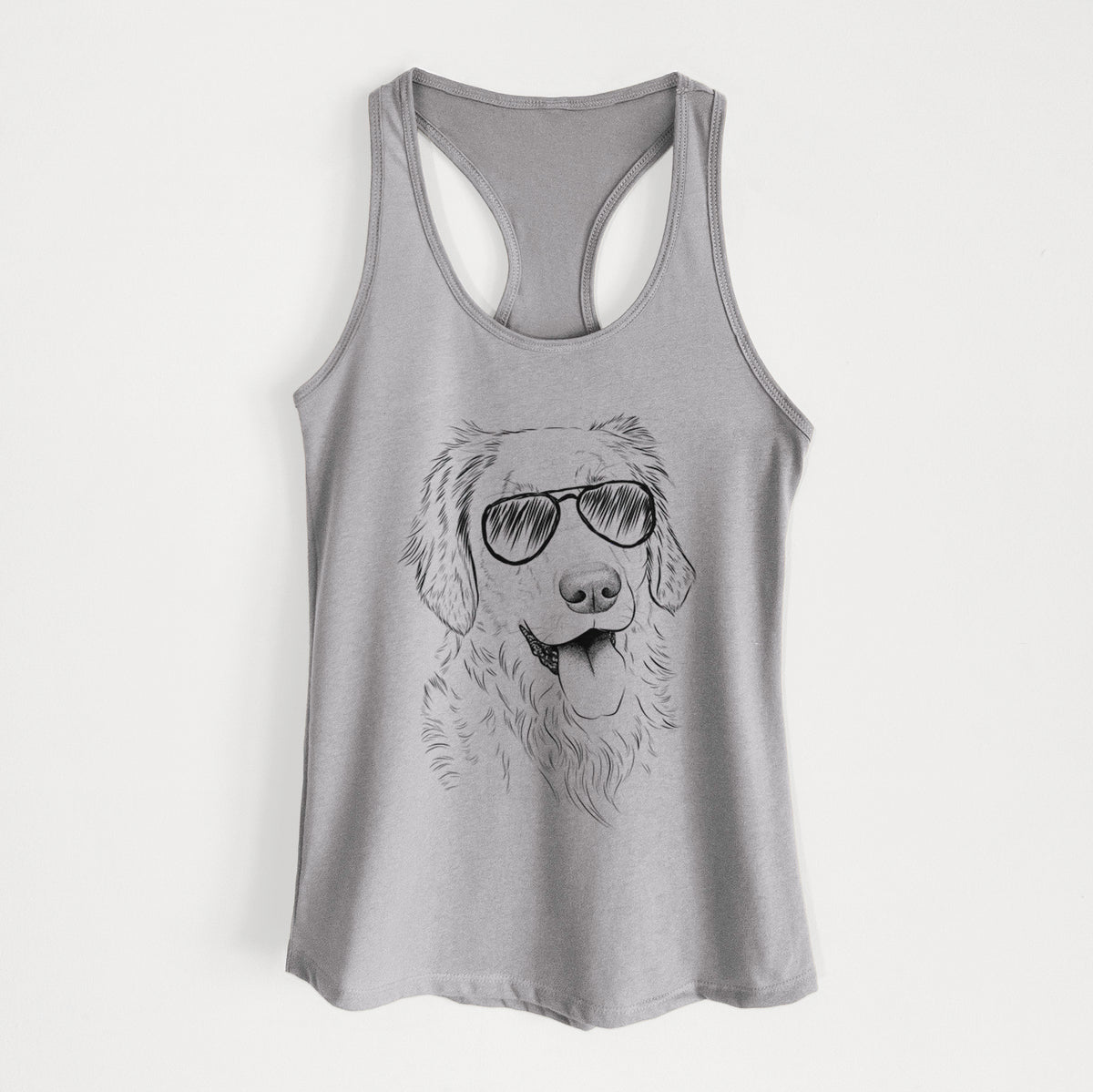 Semba the Golden Retriever - Women&#39;s Racerback Tanktop