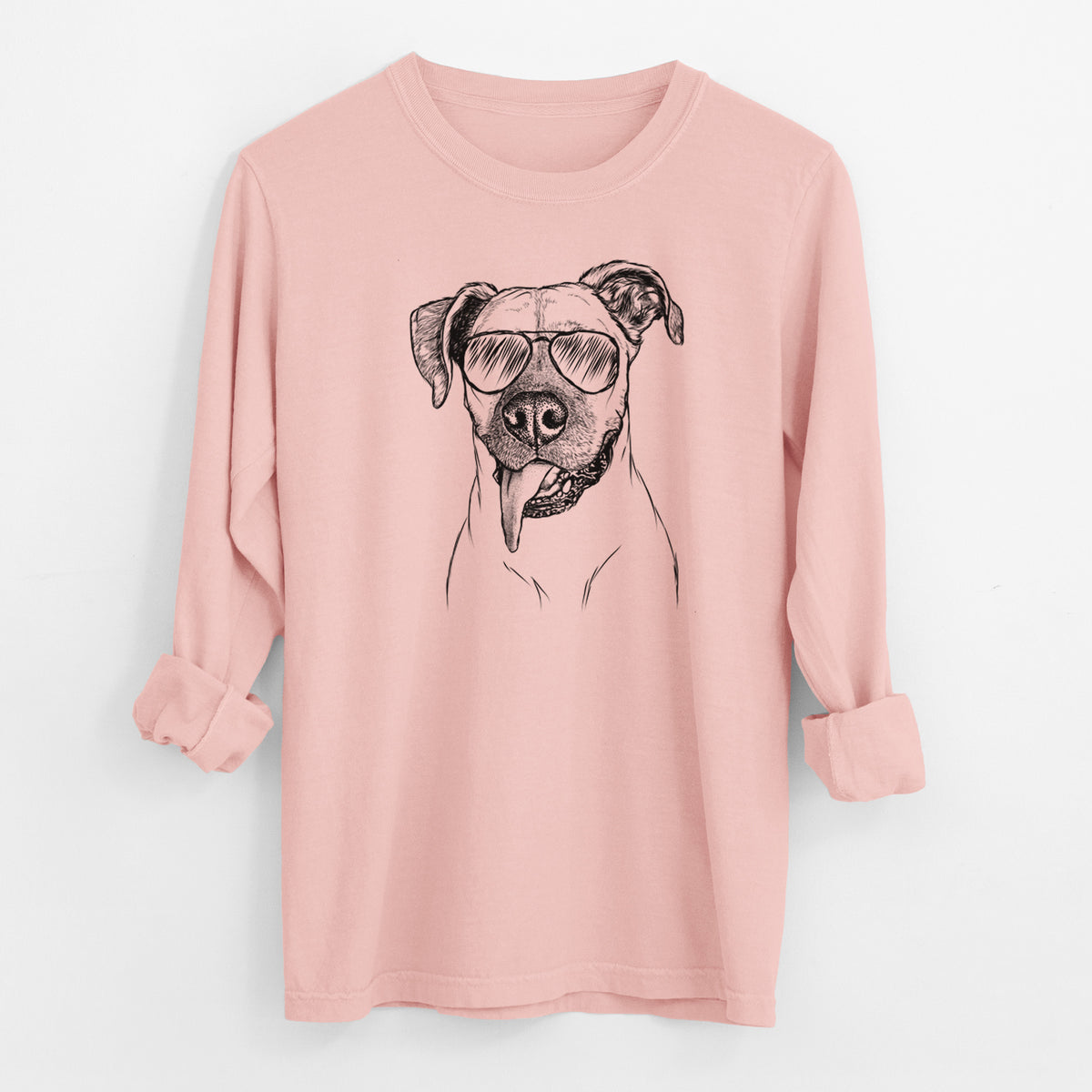 Aviator Sir Jake the Boxer - Men's Heavyweight 100% Cotton Long Sleeve