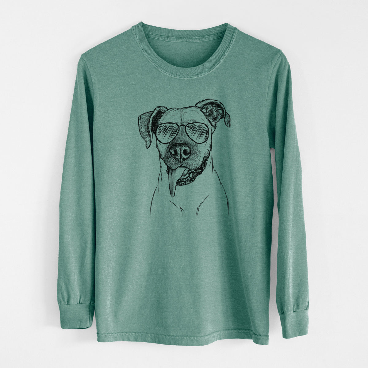 Aviator Sir Jake the Boxer - Men's Heavyweight 100% Cotton Long Sleeve