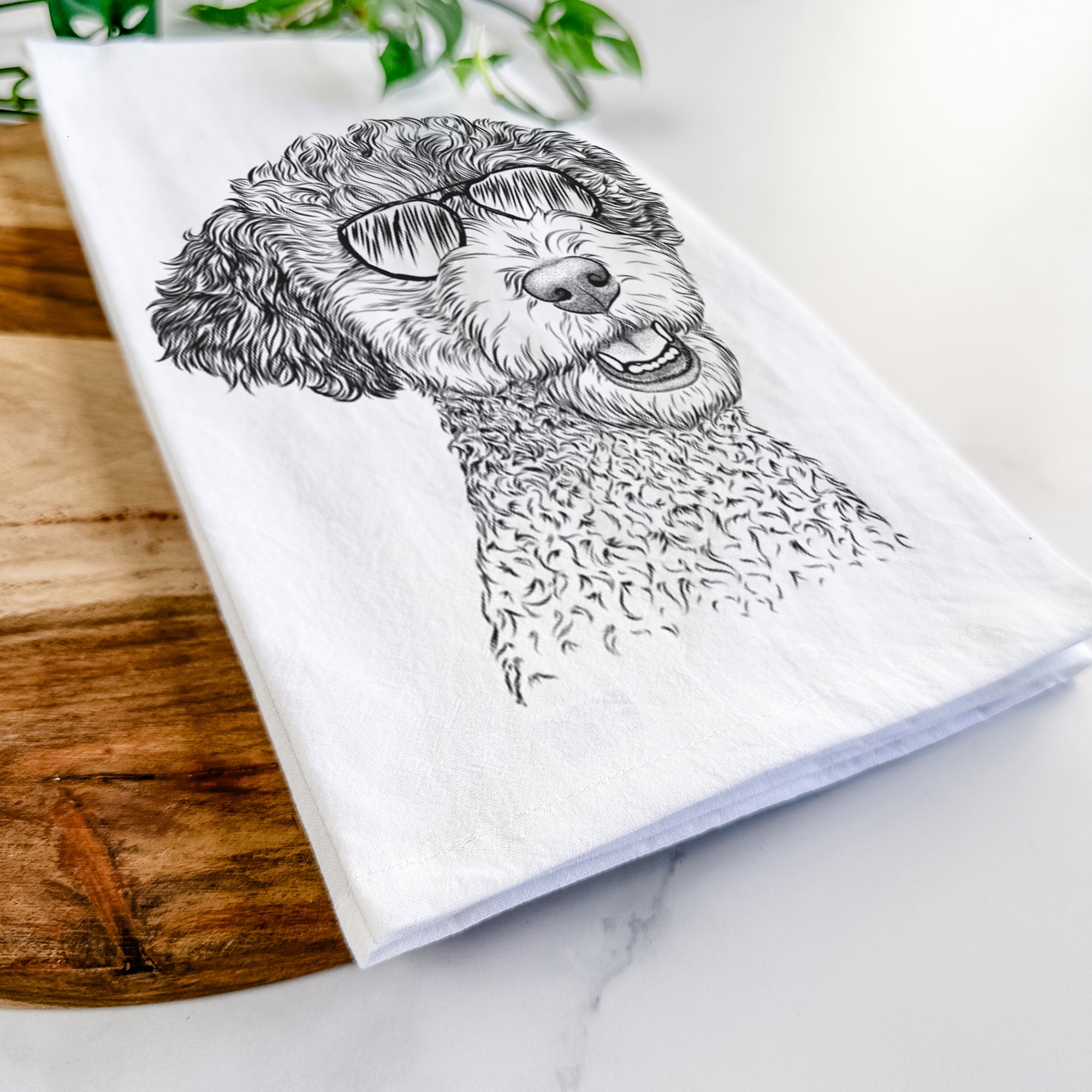 Skipper the Twoodle Tea Towel