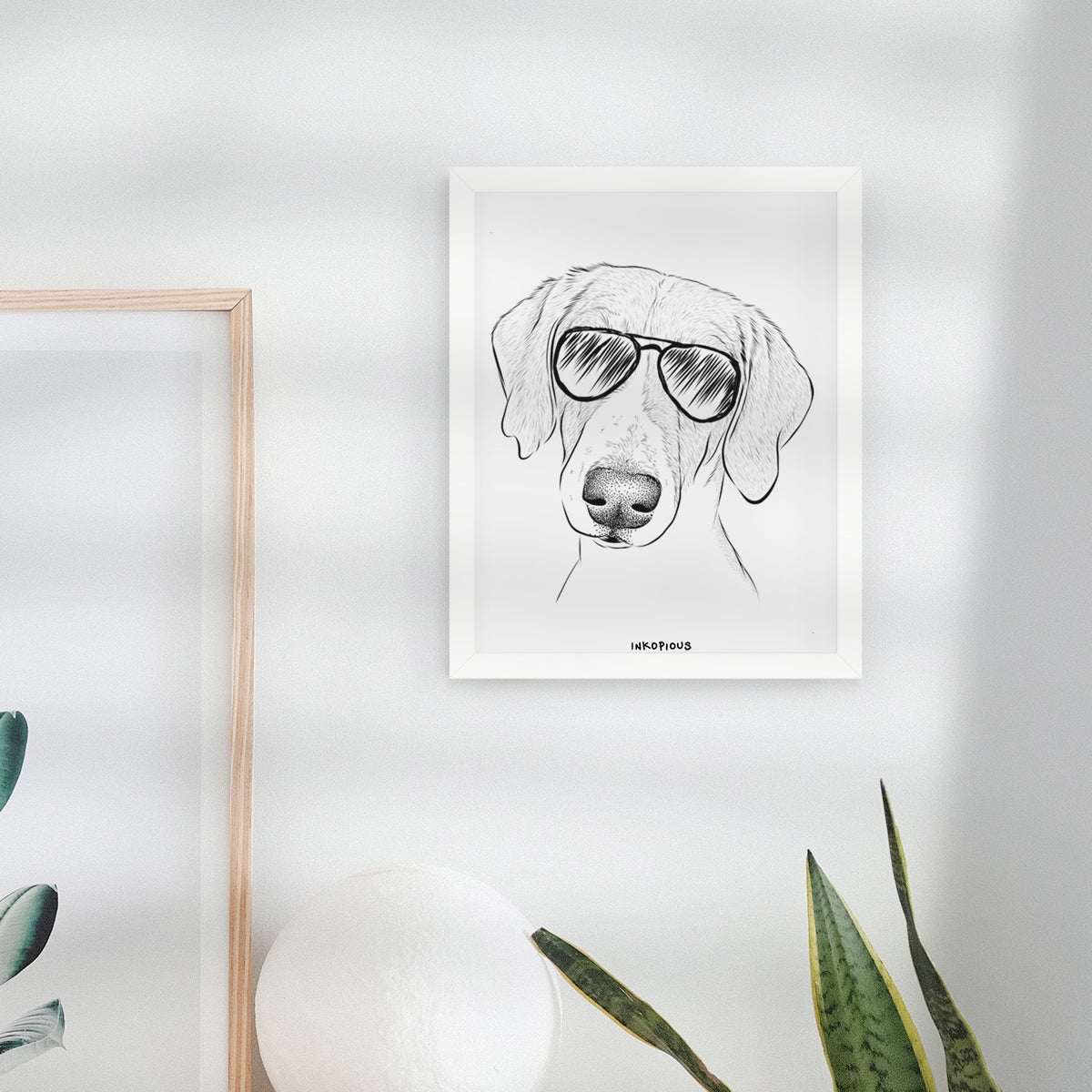 Stanley the Foxhound Art Print