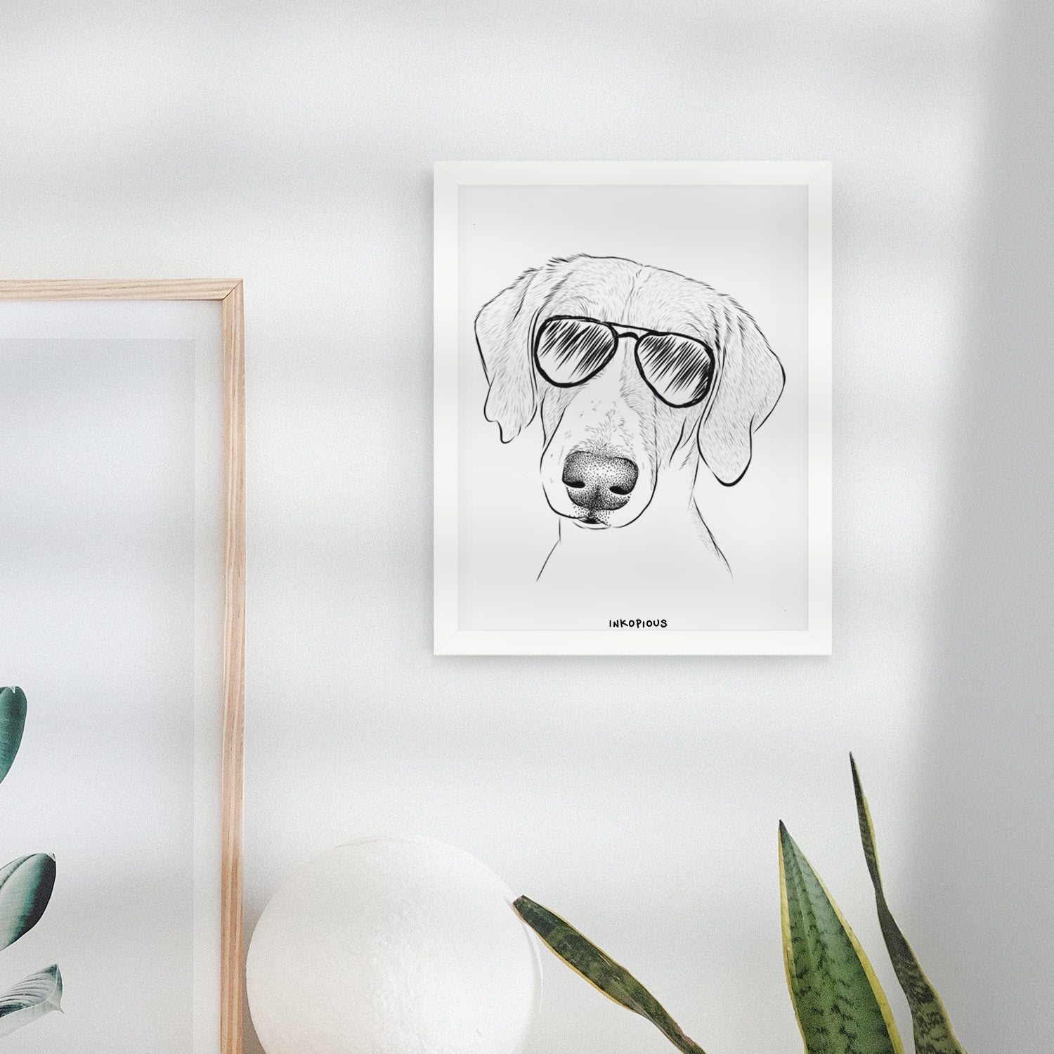 Stanley the Foxhound Art Print