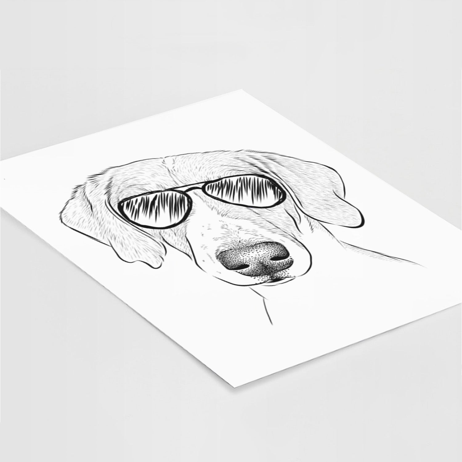 Stanley the Foxhound Art Print