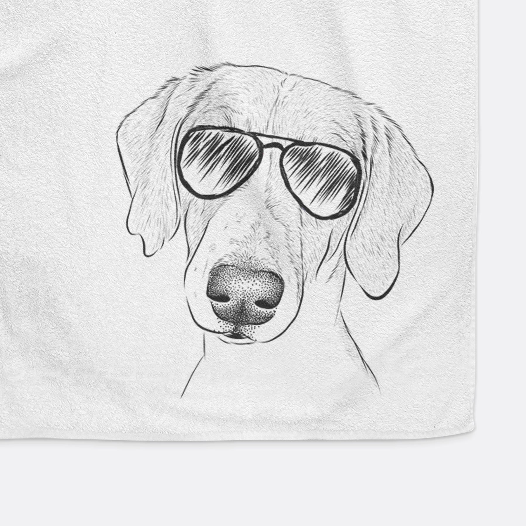 Stanley the Foxhound Decorative Hand Towel