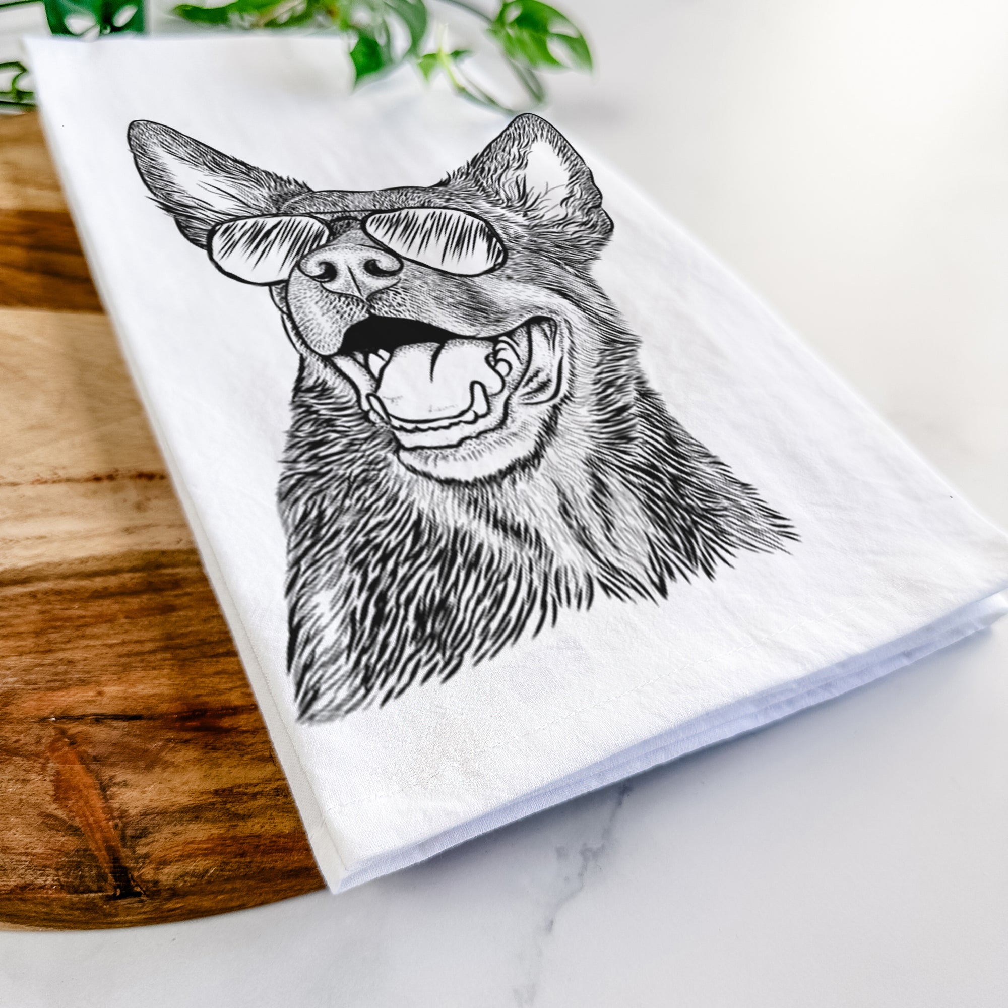 Tucker the Australian Kelpie Tea Towel