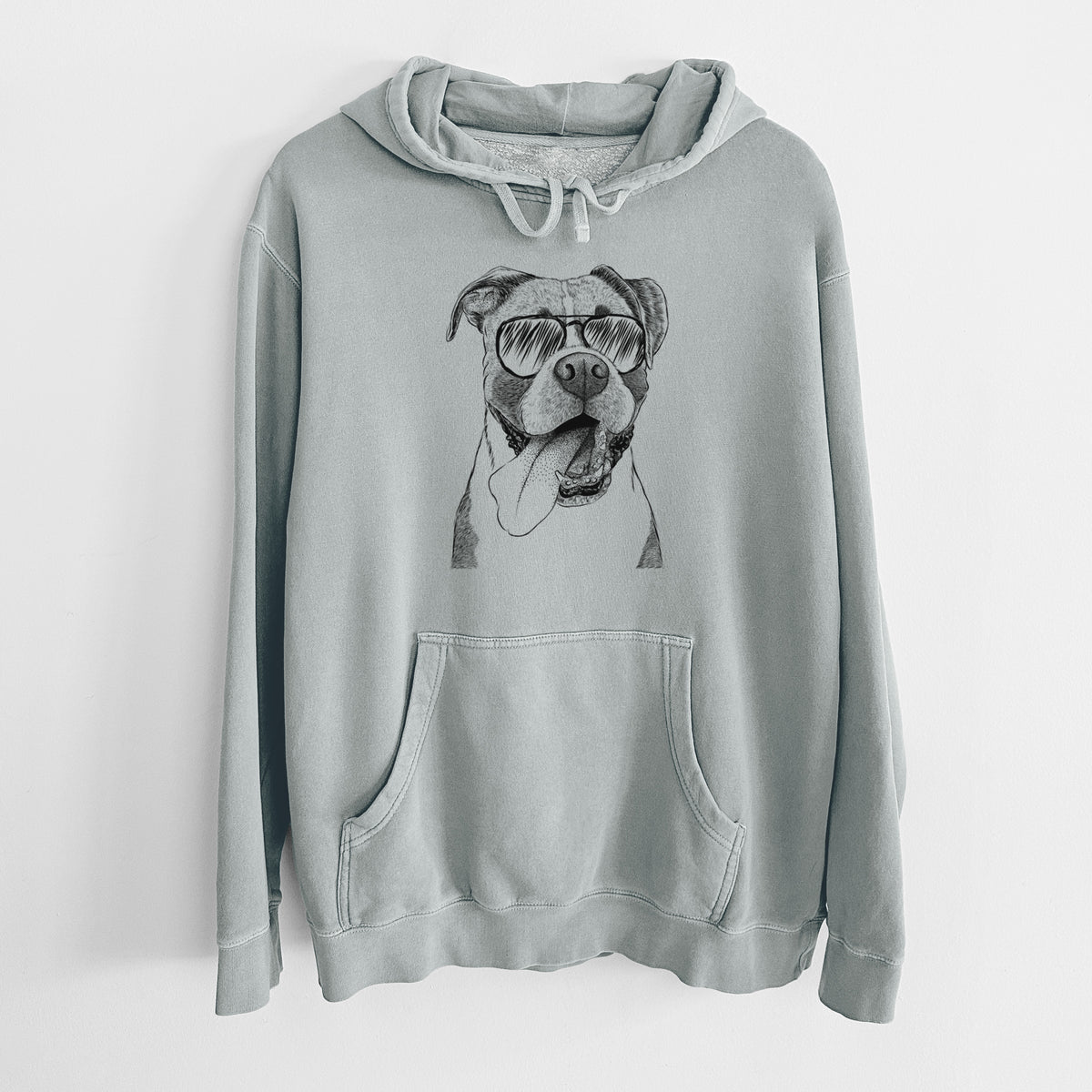 Aviator Tuckeroo the Boxer - Unisex Pigment Dyed Hoodie