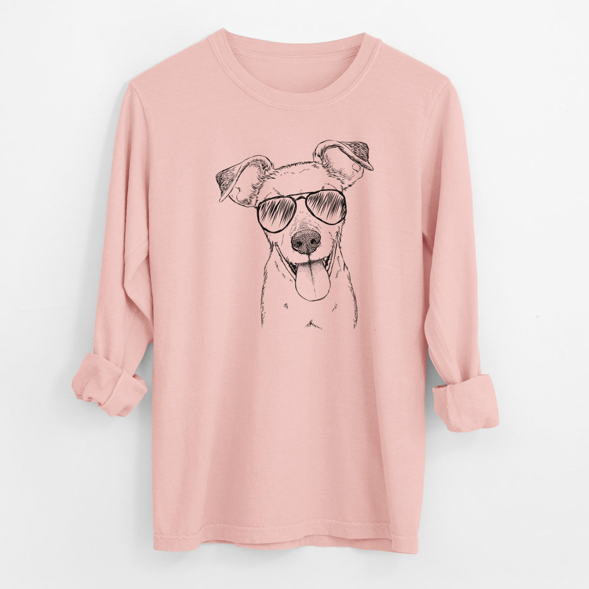 Aviator Tyler the Mixed Breed - Men's Heavyweight 100% Cotton Long Sleeve