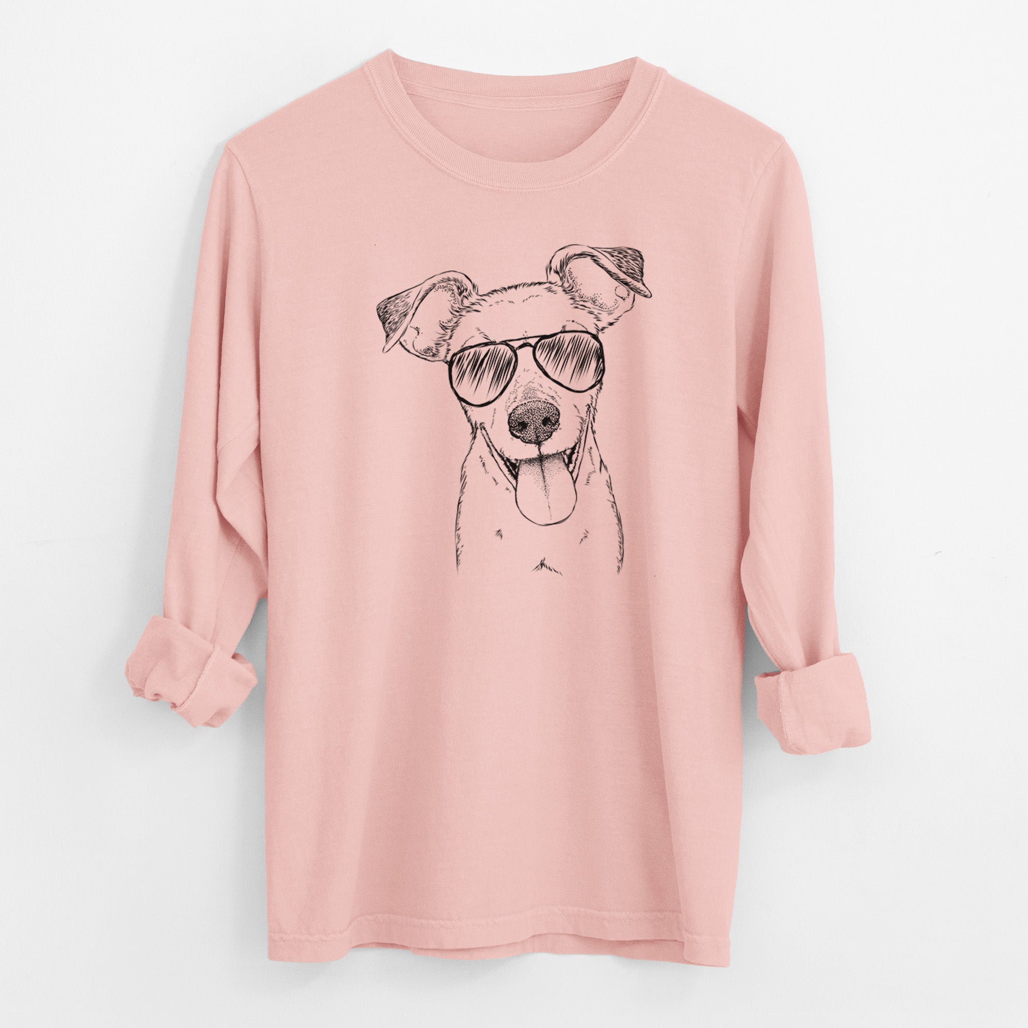 Aviator Tyler the Mixed Breed - Men's Heavyweight 100% Cotton Long Sleeve